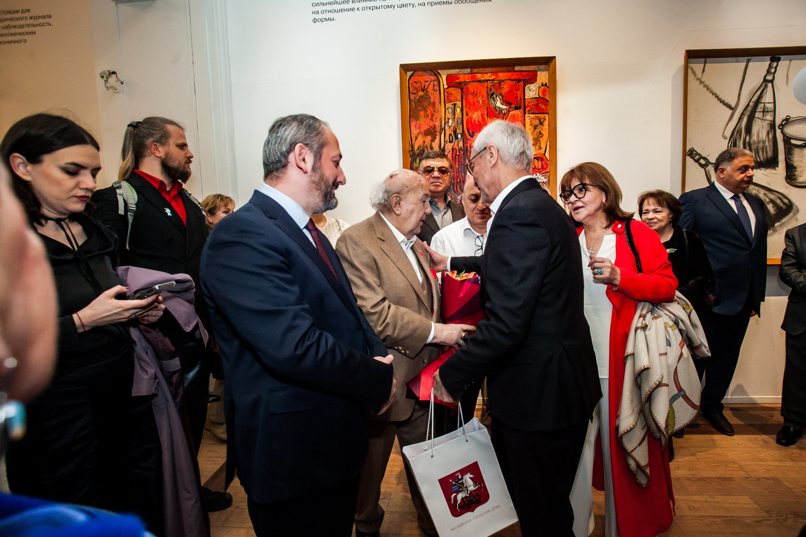 Открытие выставки Зураба Церетели. Art photographer Nino