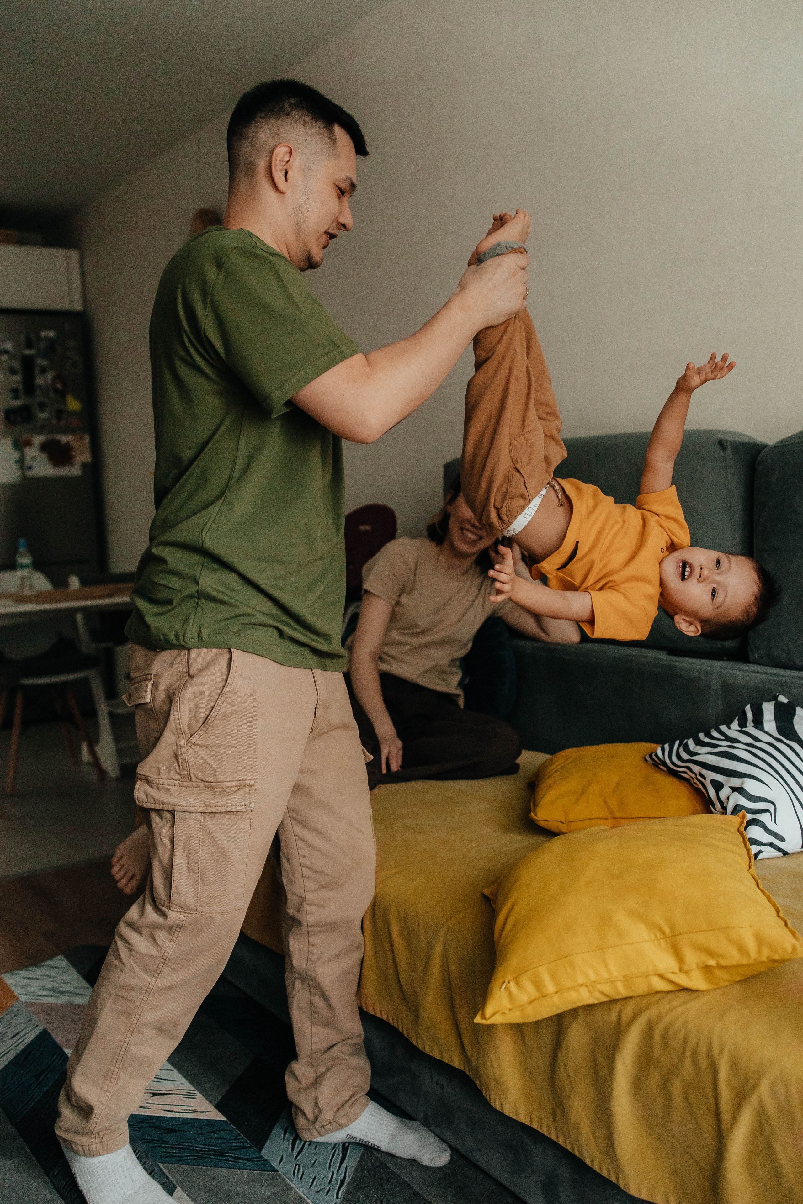 Домашняя фотосессия для Антона, Юлии и Тимура. Семейный фотограф в Москве, Щелково, Фрязино _ Виктория Степанова