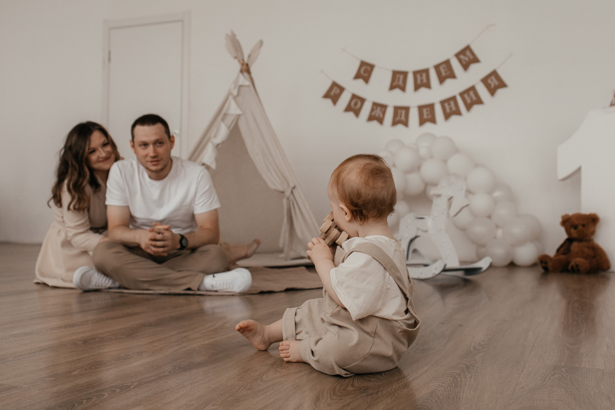 Студийная съемка на годик сыночку Паше. Семейный фотограф в Москве, Щелково, Фрязино _ Виктория Степанова