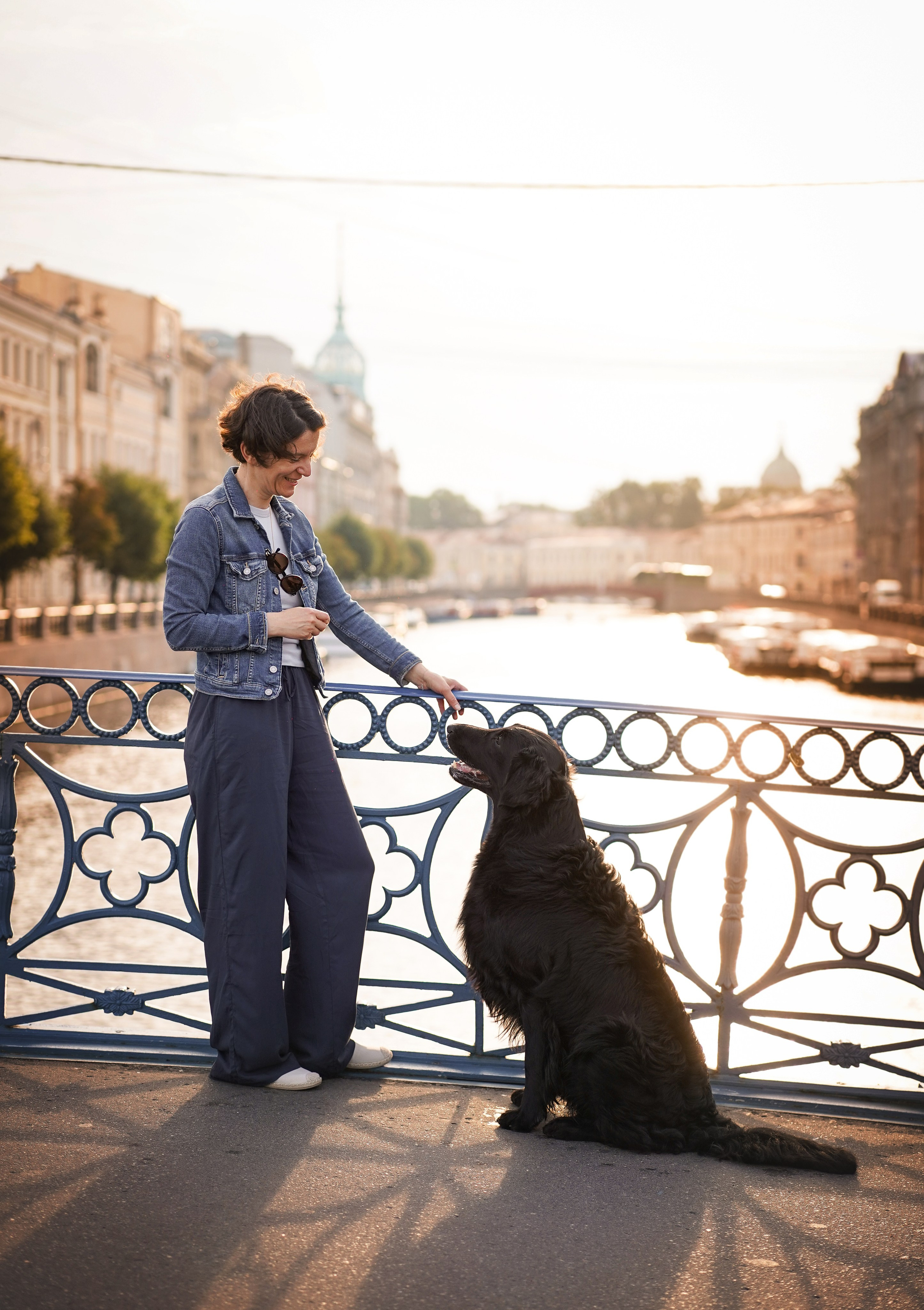 Анна и Мустик. Фотограф-анималист в Санкт-Петербурге Яна Мартынова