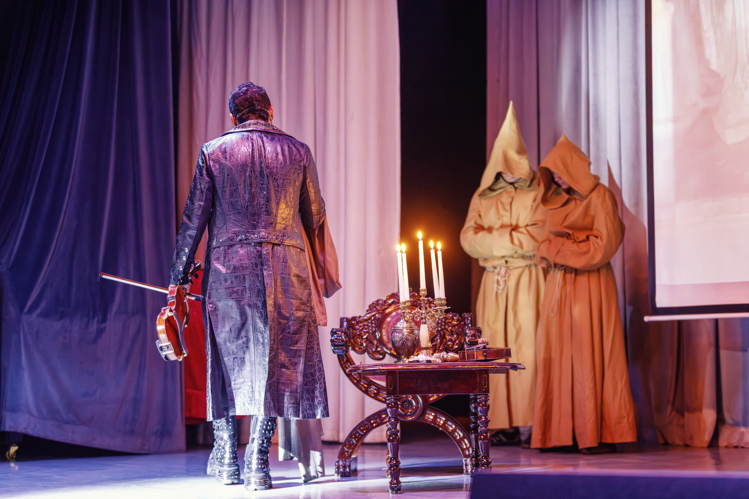 Мюзикл. Скрипка Паганини. Бэкстейдж. Фотограф портретист в Троицке и Москве Иван Парусиди