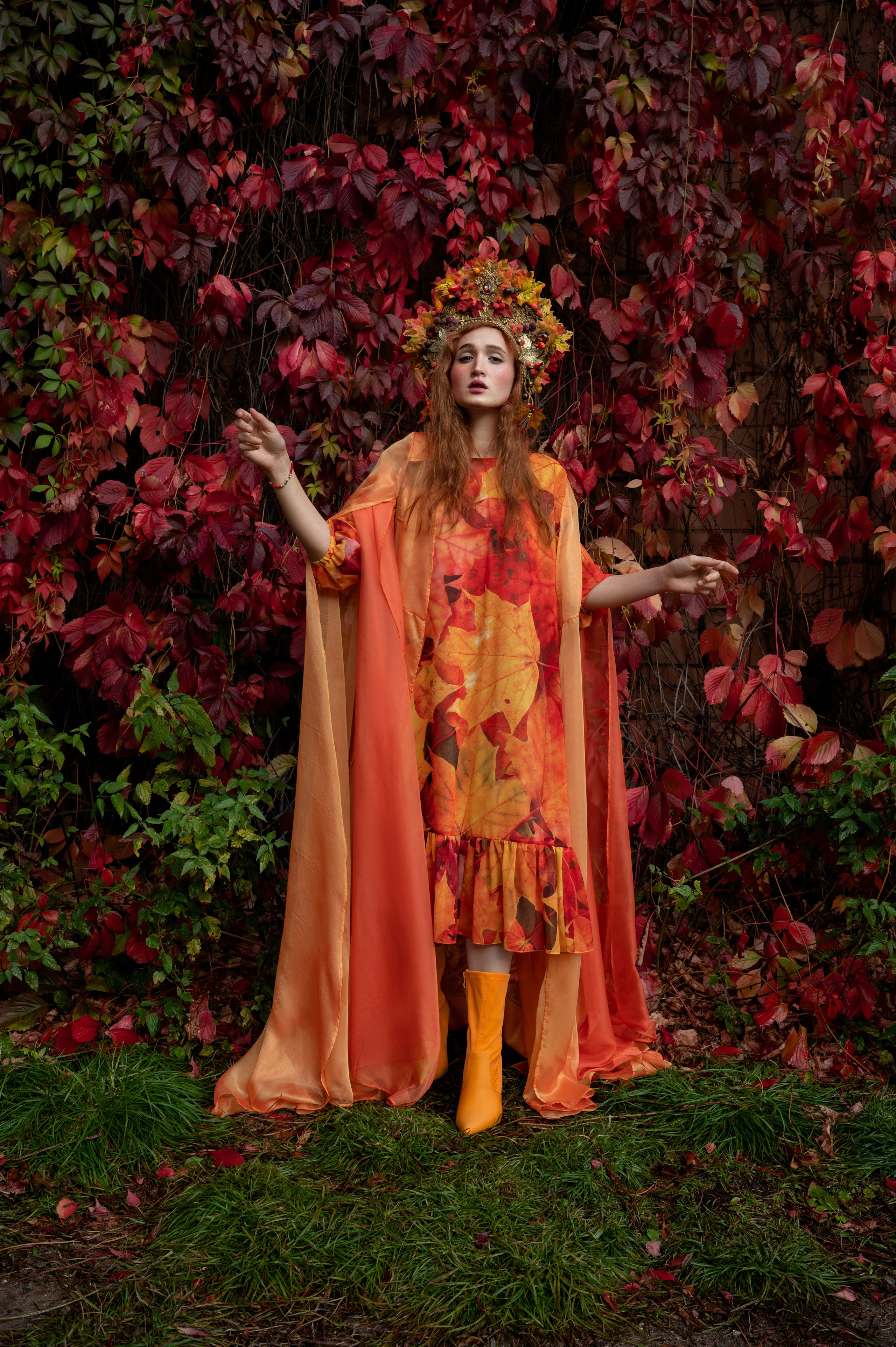 Осень. Коммерческий фотограф Москва /Дубай, эксклюзивные фэшн фотосессии