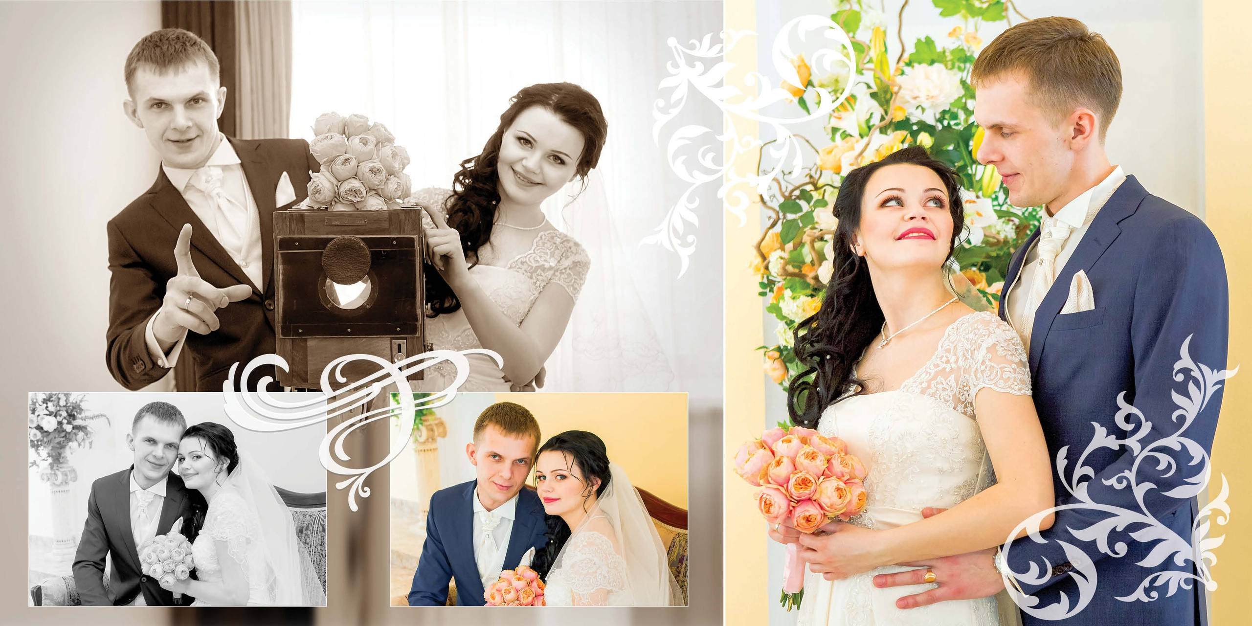 Свадебный альбом Роман и Ксения. Skazka.wfolio.pro