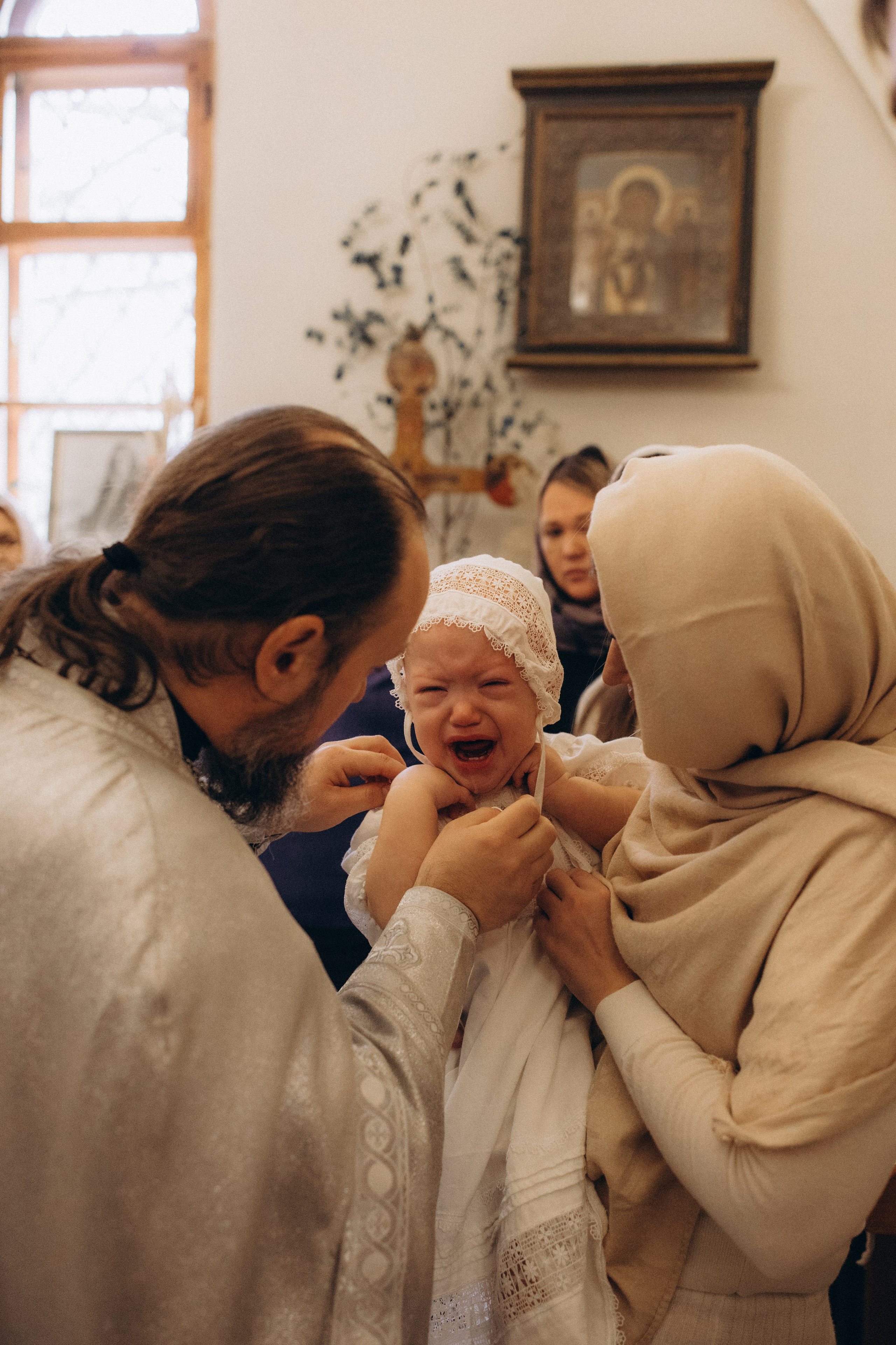 Крещение Надежды. Семейный фотограф Москва Наталия Осьмакова