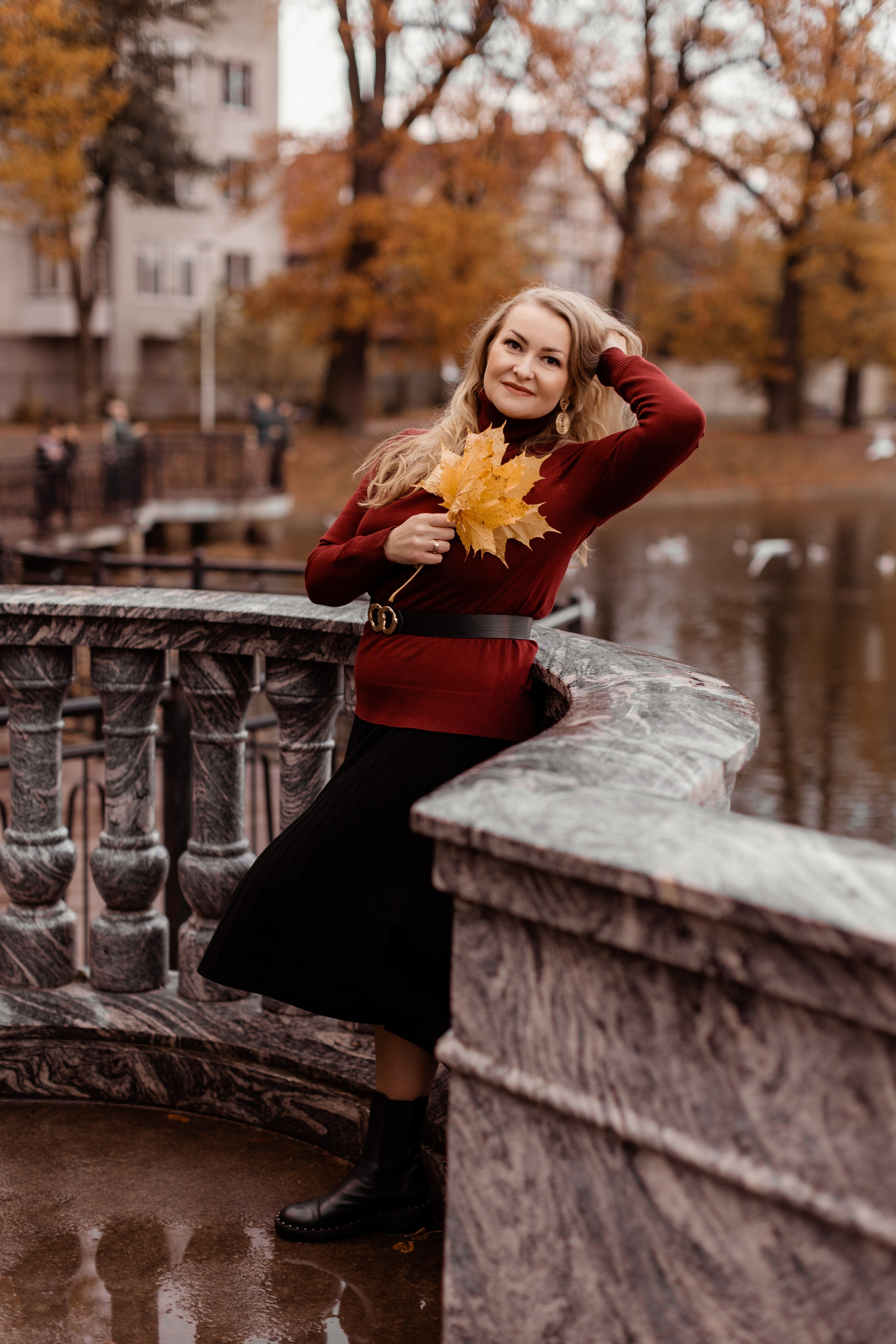 Прогулка по Амалиенау осень. Фотограф в Калининграде свадебная фотография, репортажная, фотосессии