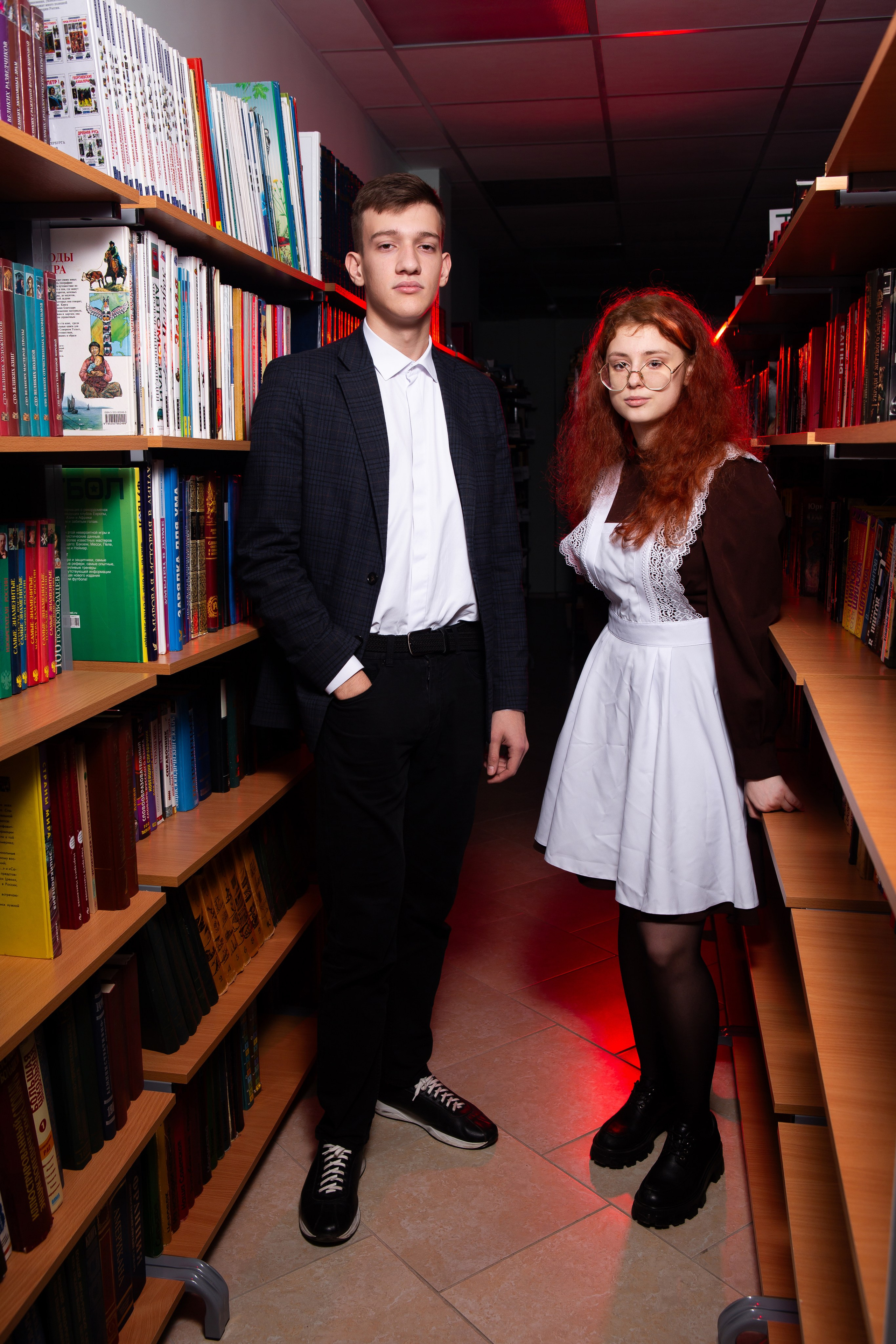 Съемка в библиотеке для 11 класса #1. Профессиональный фотограф в Мценске и Орловской области