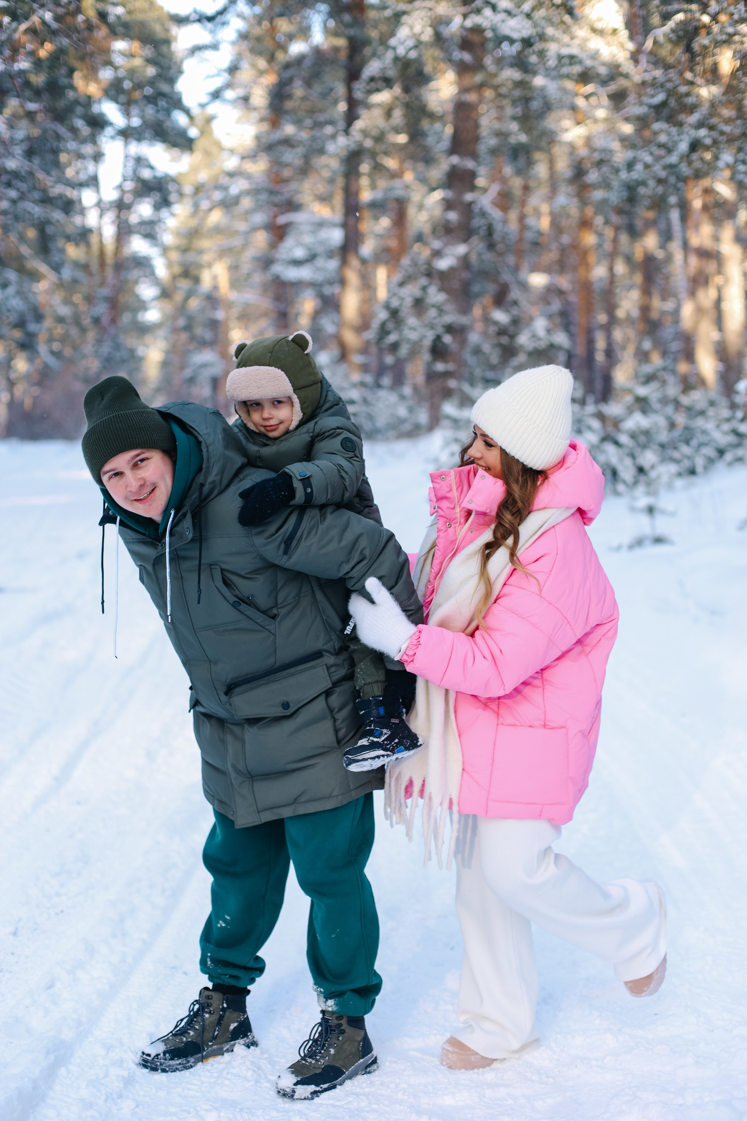 Уличная зимняя фотосессия. Семейный и свадебный фотограф в Пензе Валерия Филюкова