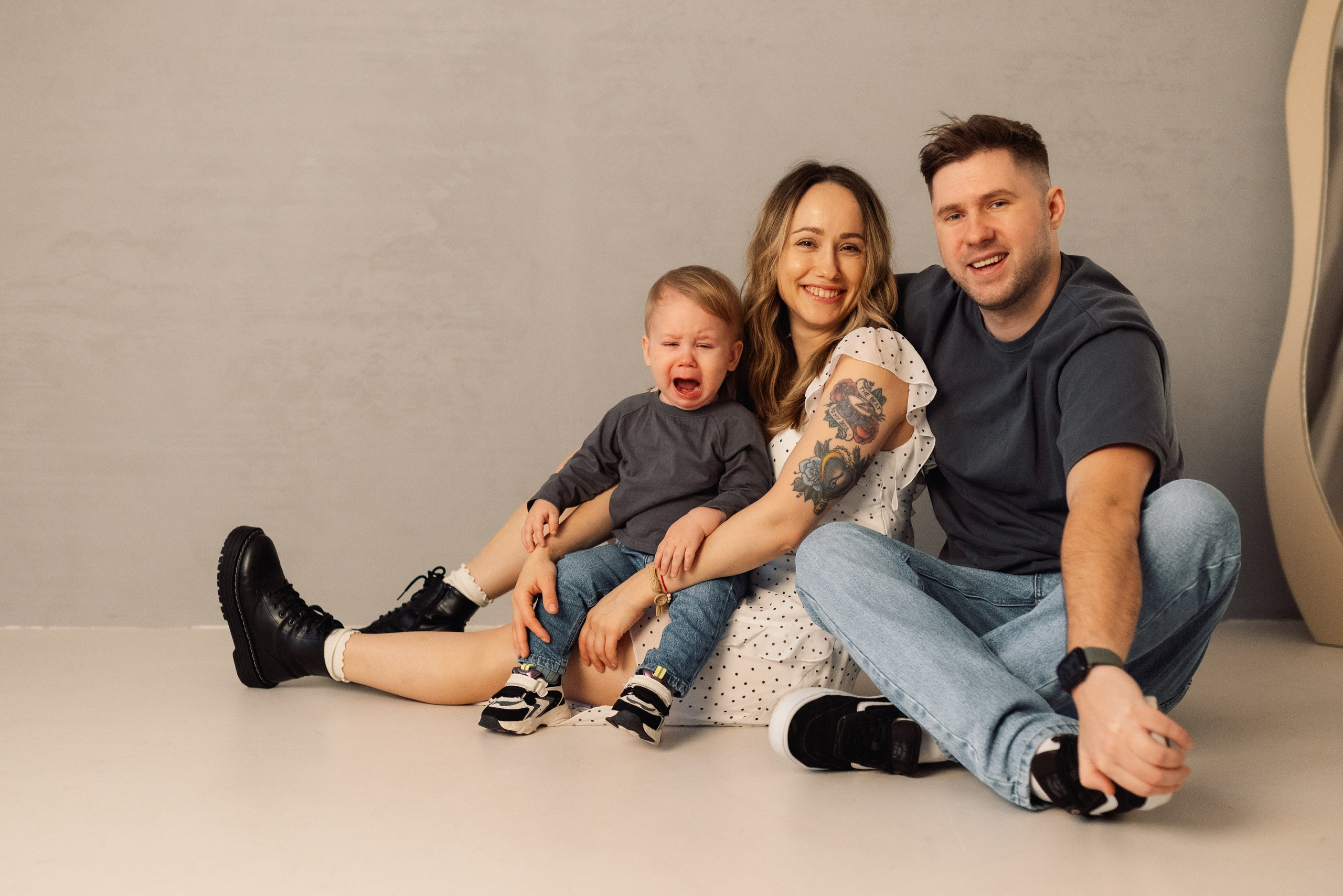 Годовасие с мамой и папой. Семейный и детский фотограф в Щелково Алена Дробот