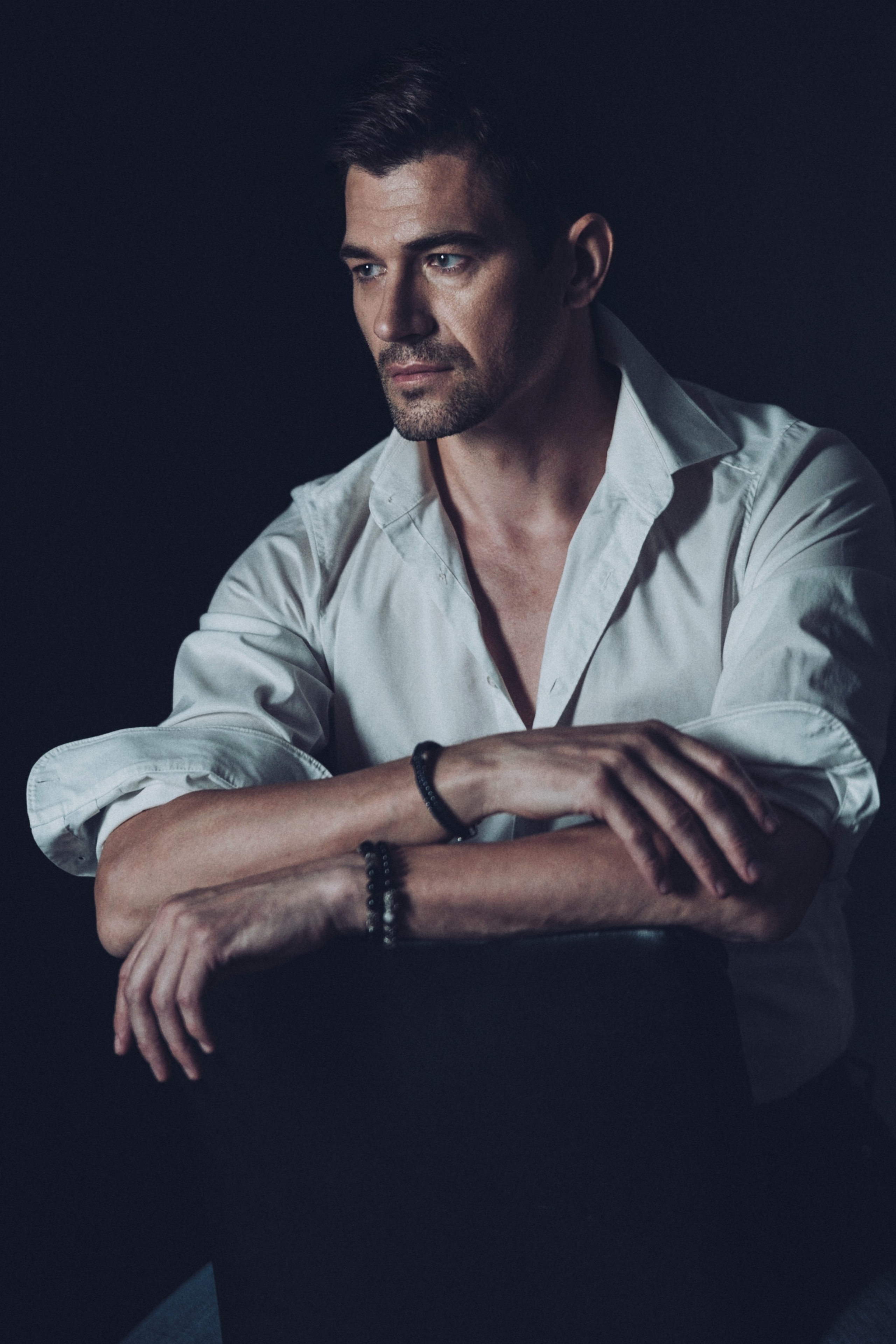 Мужской фотопортрет, фотосессия в Новосибирске. Портретный фотограф в Новосибирске