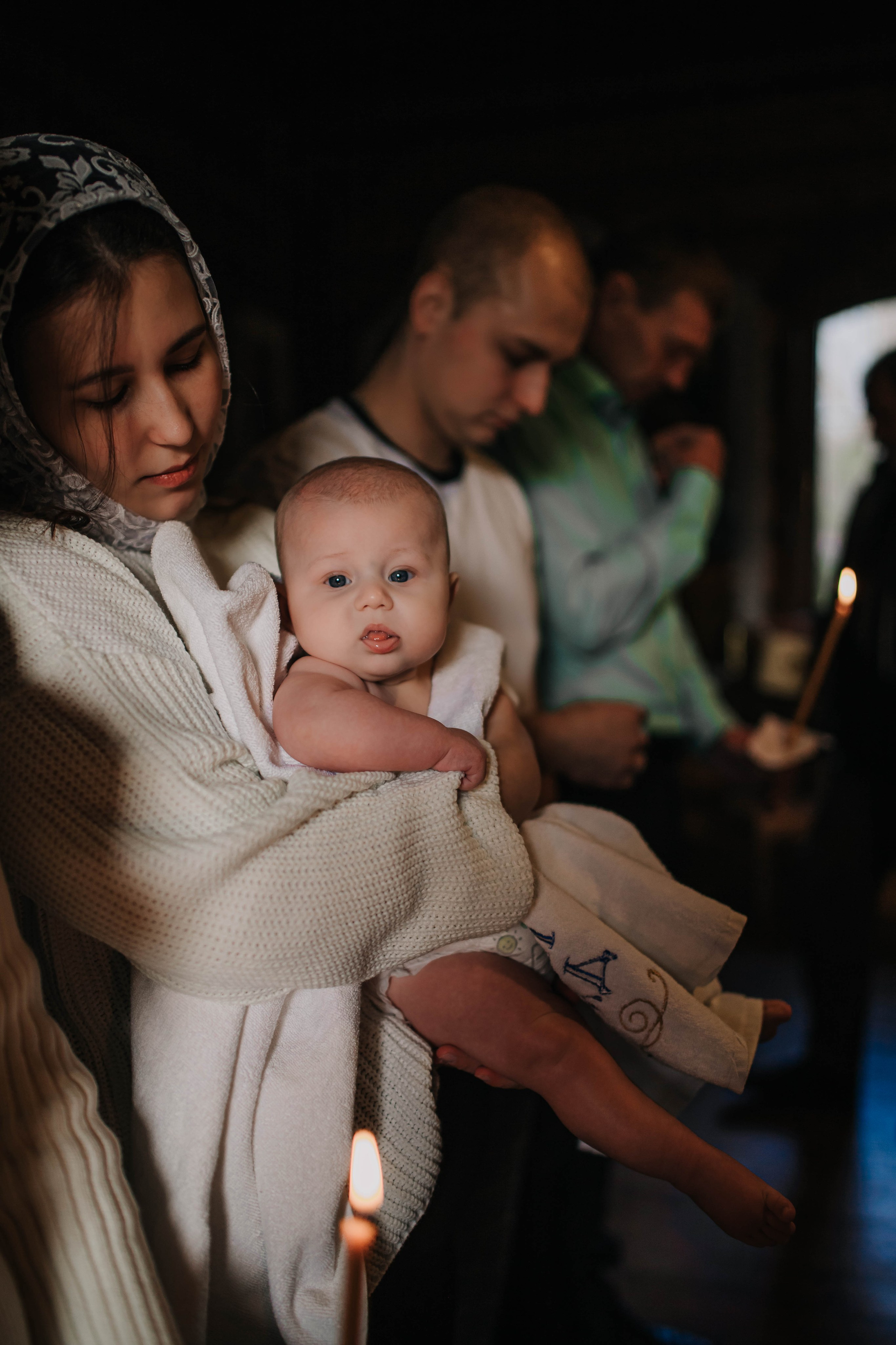 Крещение Дмитрия. Фотограф Дарья Маташкова