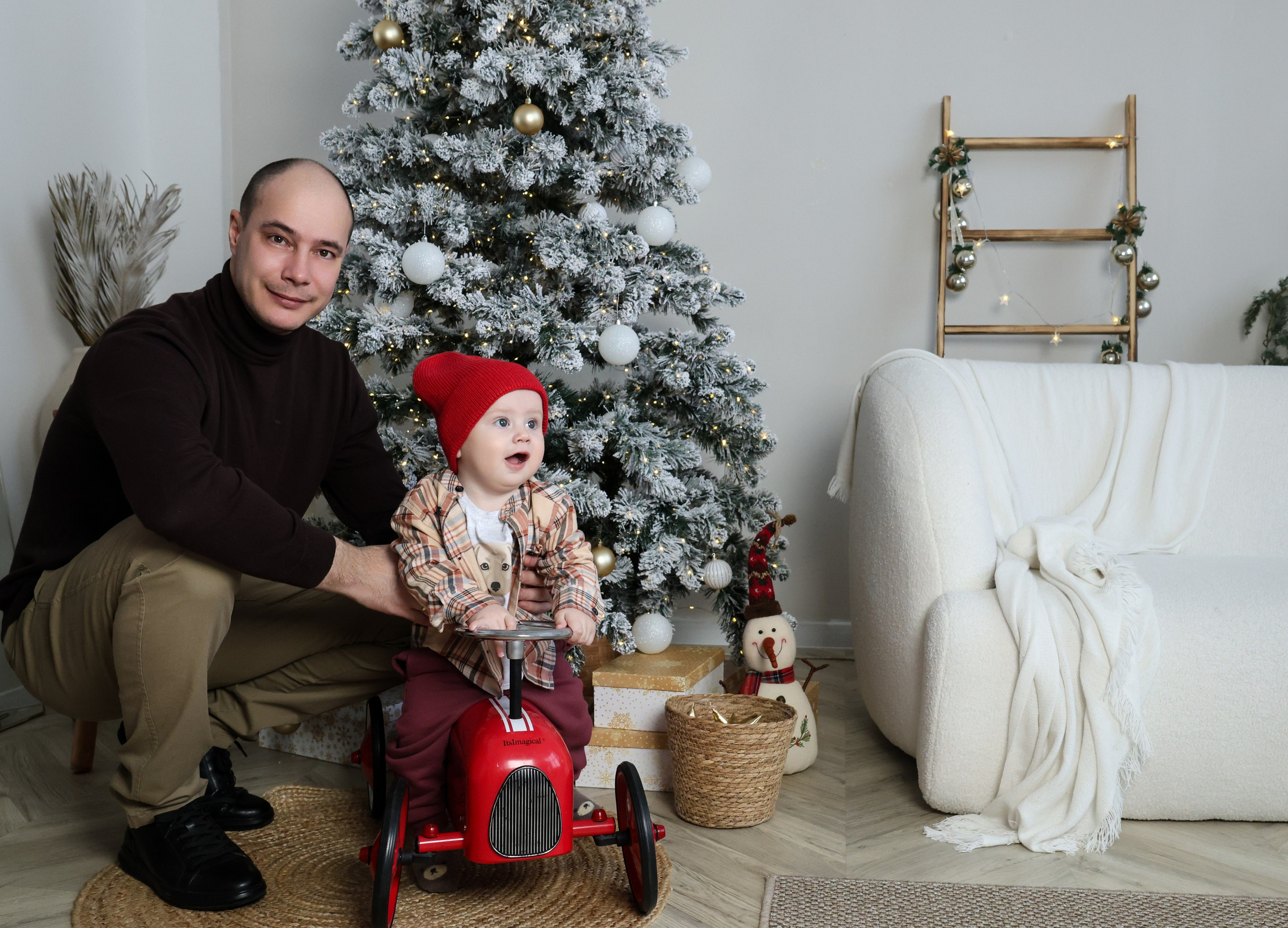 Семейная Новогодняя съёмка. Ирина, Денис и Платон. Tatiana Shumskaya