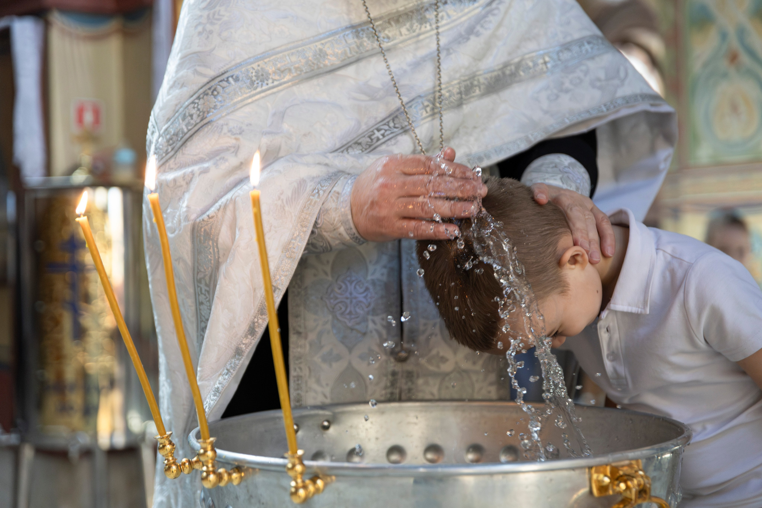 Крещение Алексея, Стефании и Александра. ТОП Фотограф на Крещение и Венчание Железногорск Алексей Мещеряков