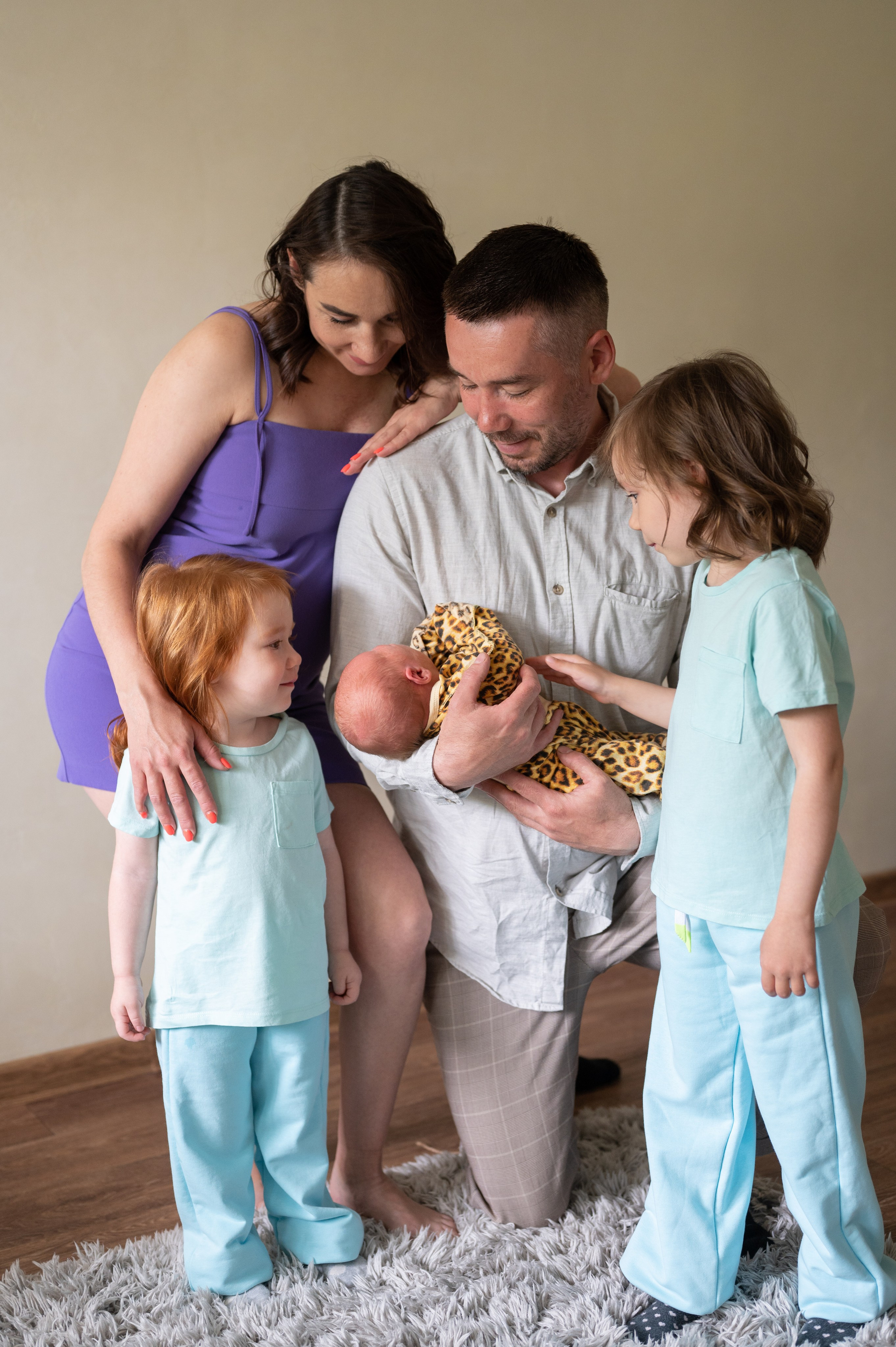 Встреча малыша дома. Фотограф новорожденных, семейный детский в Тюмени Татьяна Морозова