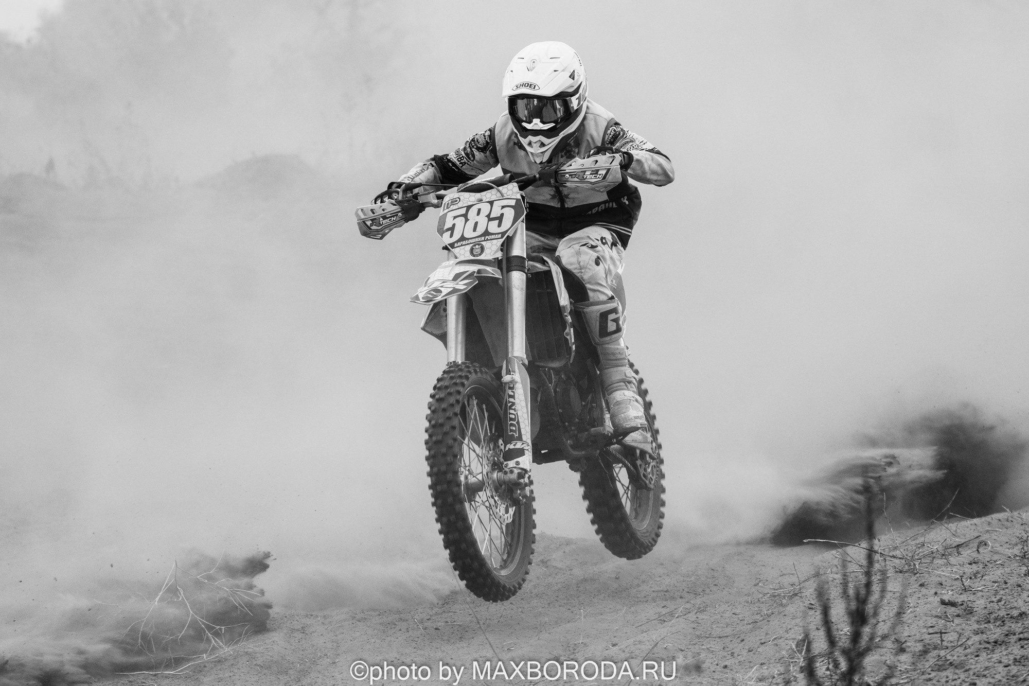 спортсмен Барбошкин Роман на соревнованиях по мотокроссу - Кубок "РУССКИЕ МОТОЦИКЛИСТЫ"