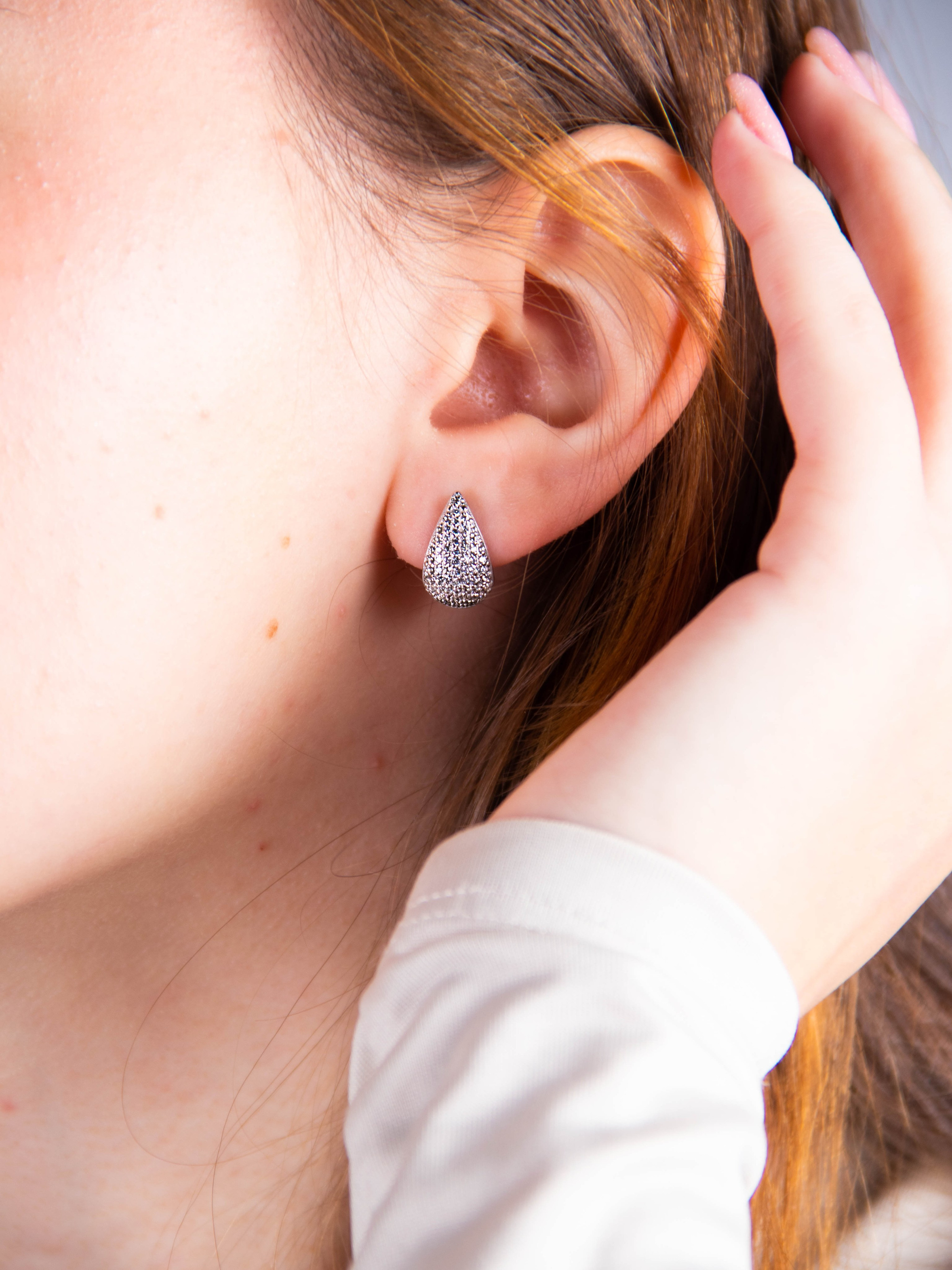 Серьги серебро. «Матрица»