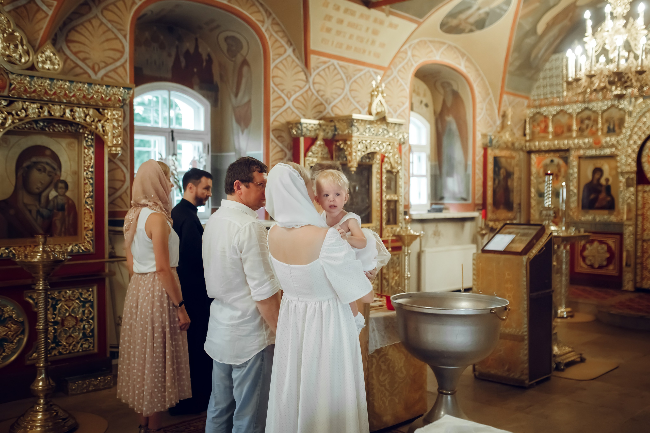 Крещение Яны. Фотограф на Крещение, семейный фотограф в Москве