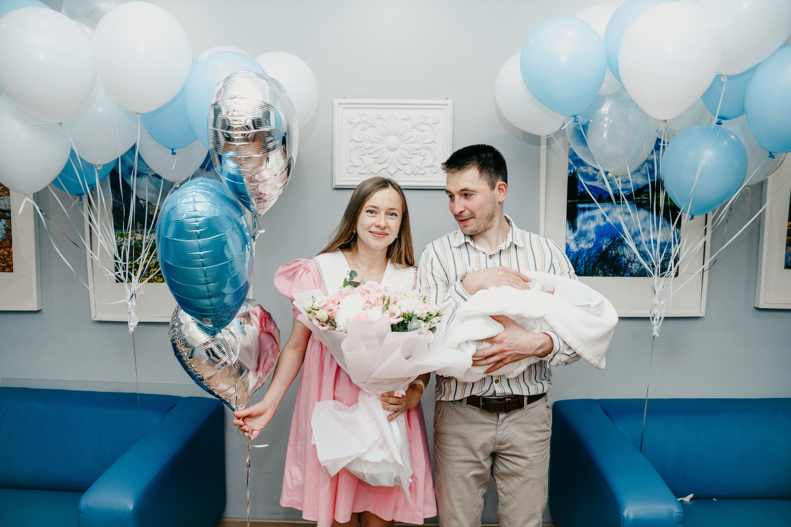 Выписка Ивана. Фотограф на выписку из роддома в Москве и МО