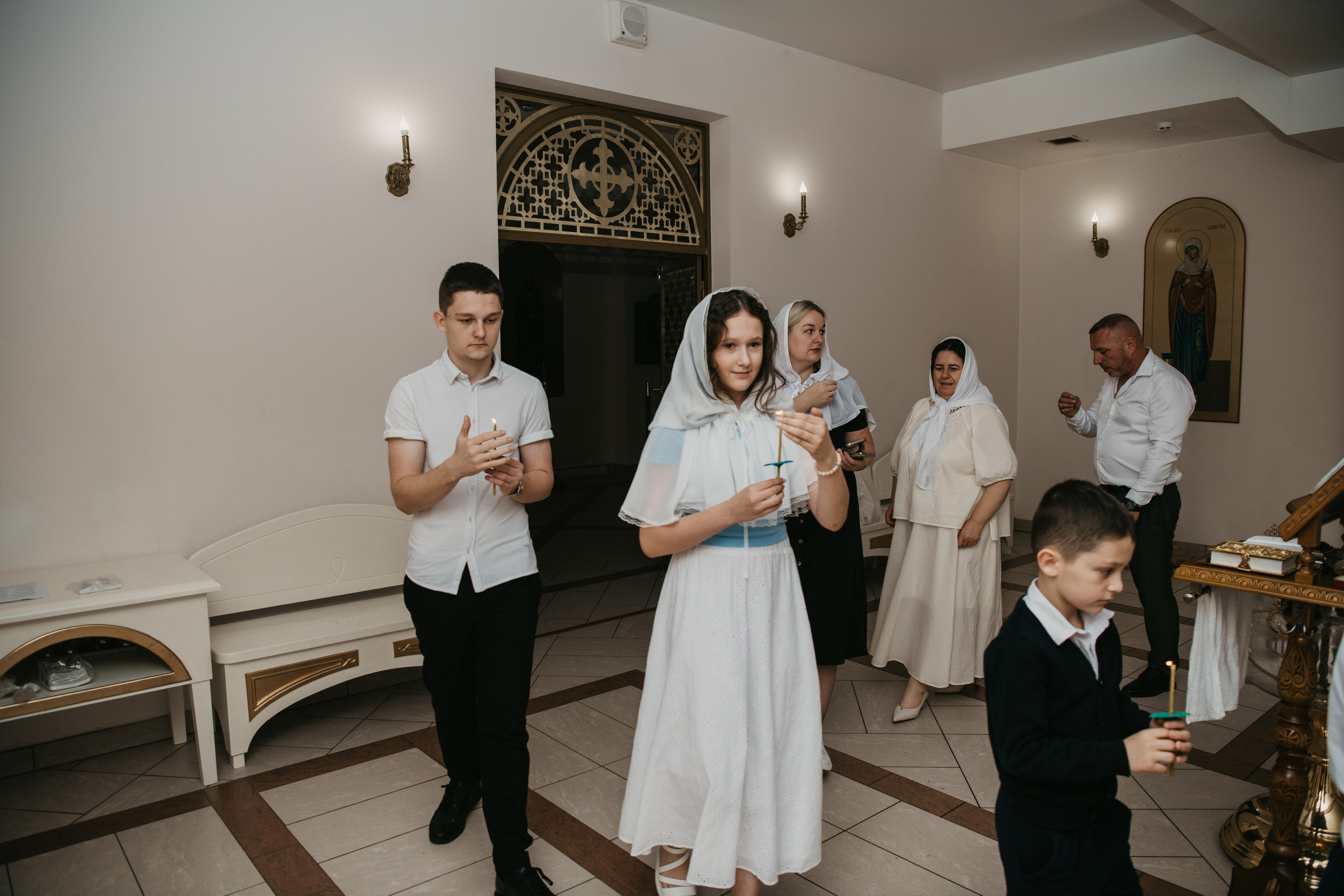Крещение Евгения. Фотограф на выписку из роддома в Москве и МО
