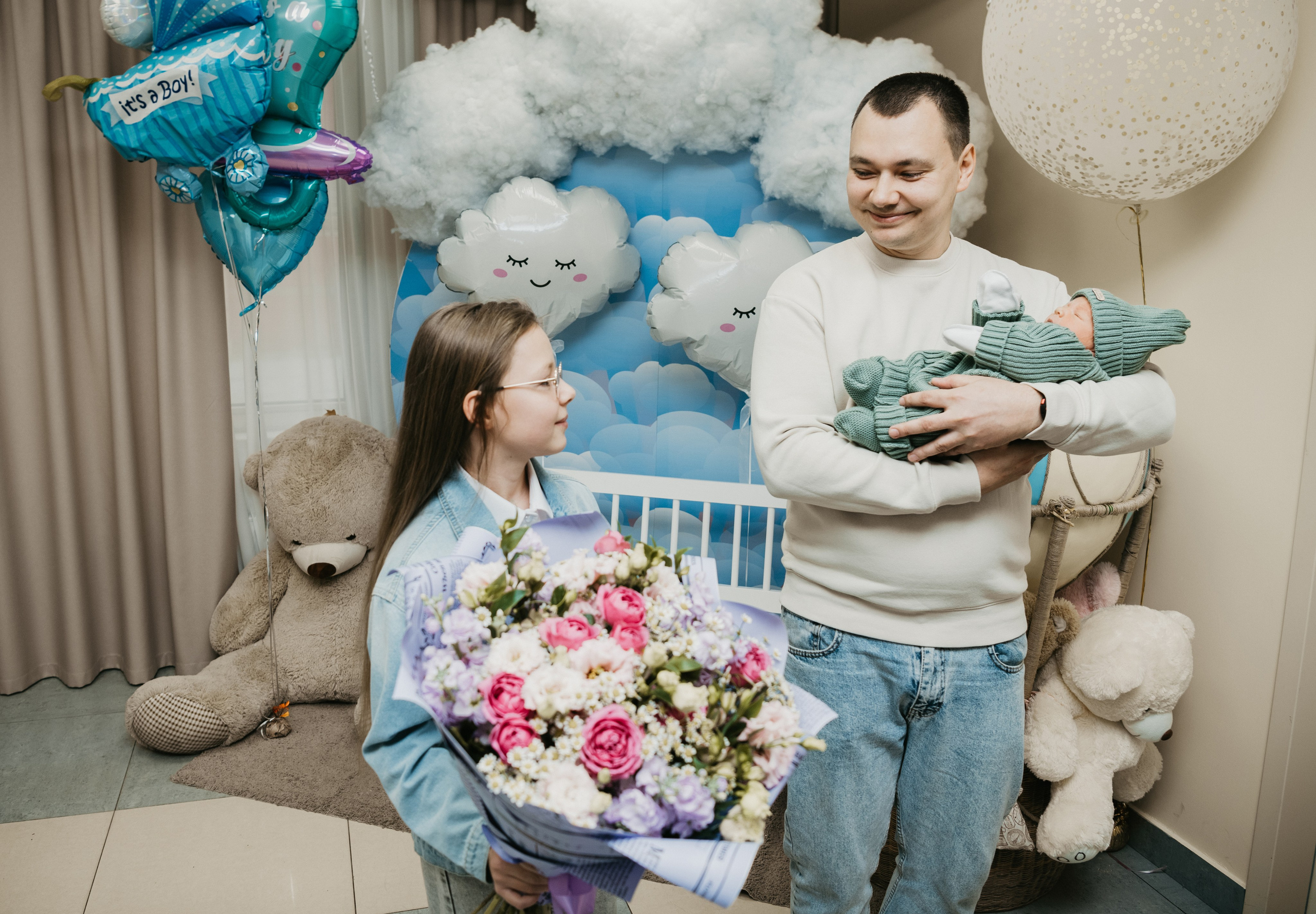 Выписка Степана на Севастопольском. Фотограф на выписку из роддома в Москве и МО