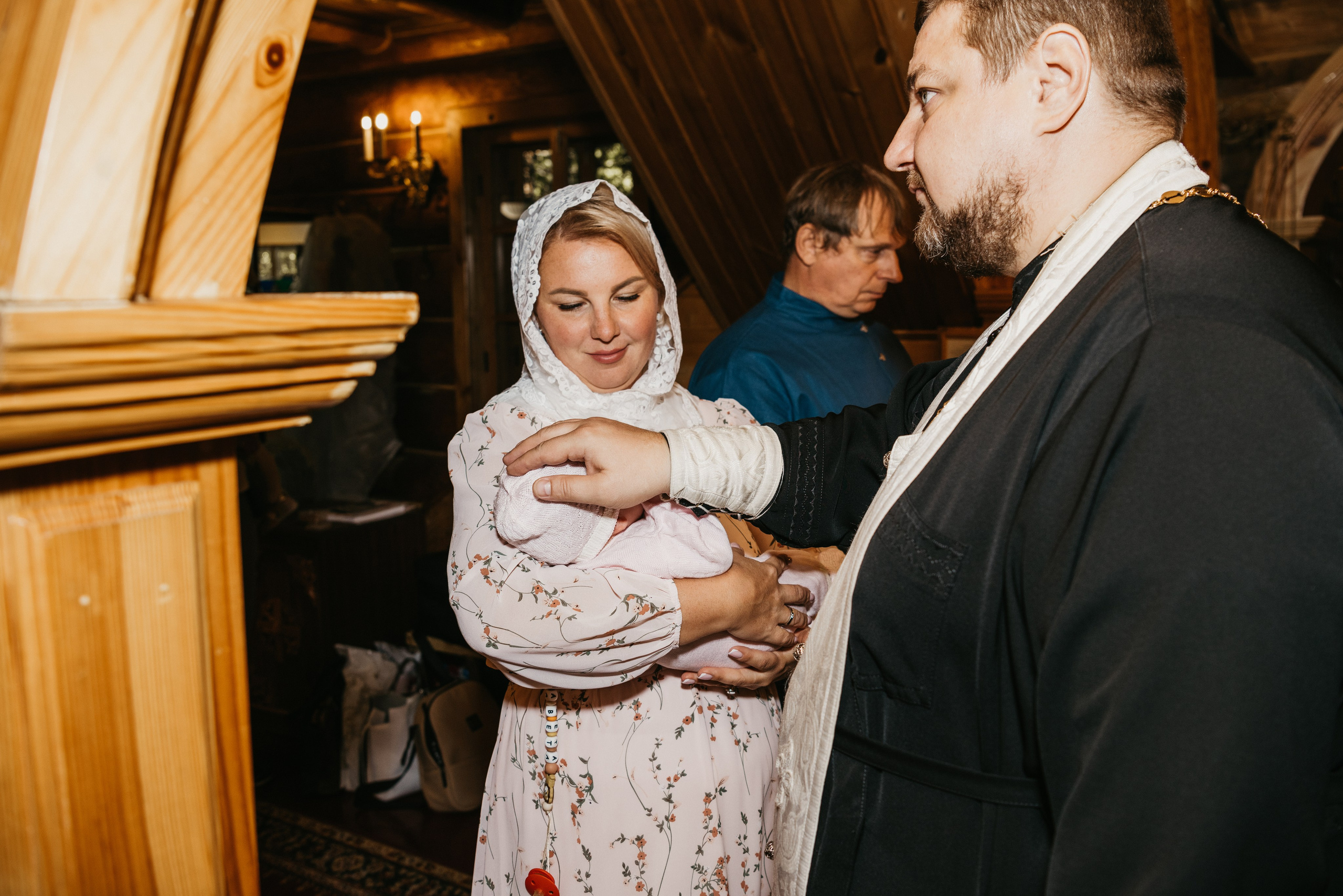 Крещение Елизаветы. Фотограф на выписку из роддома в Москве и МО