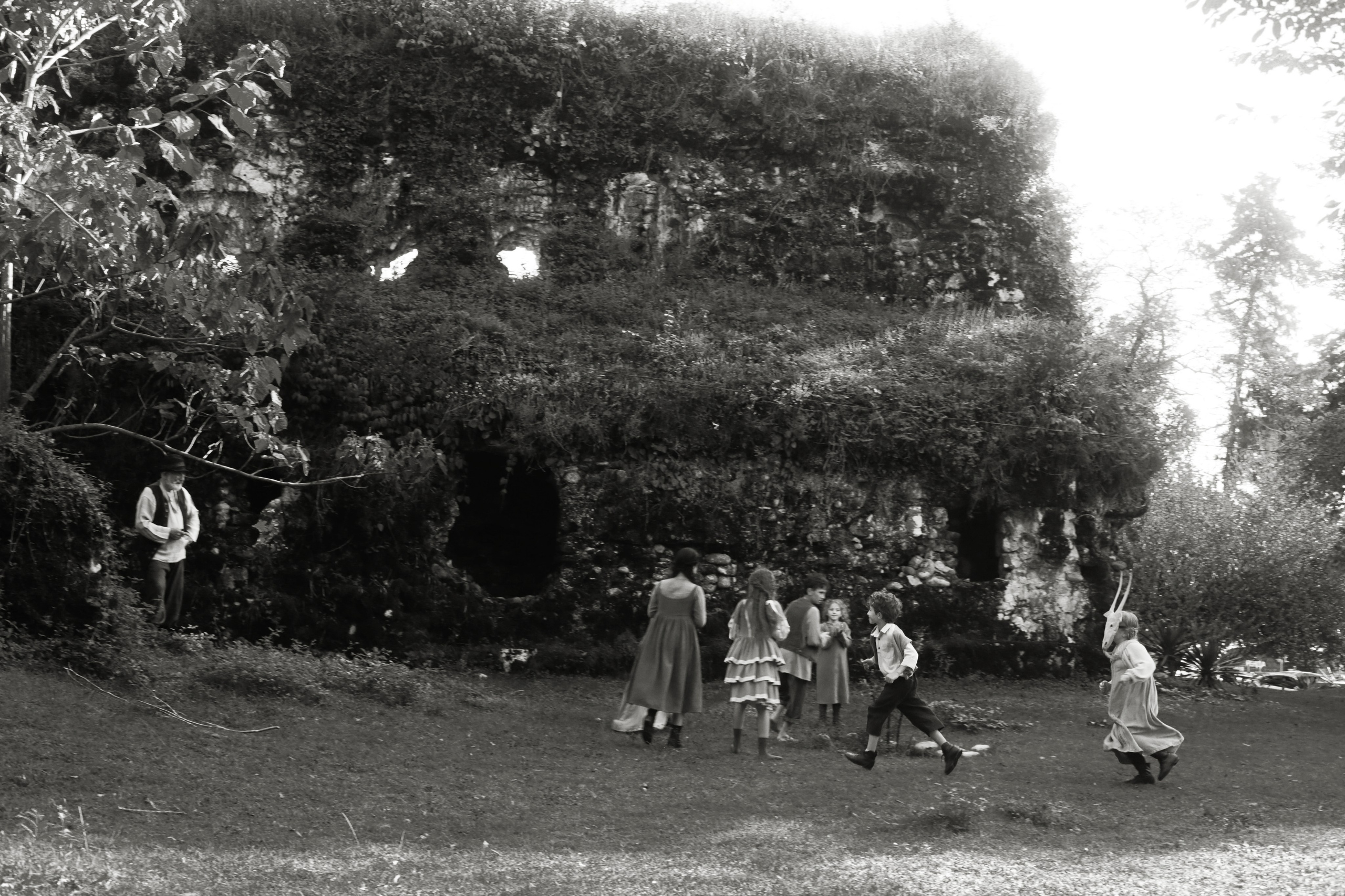 Кинематографическая съемка. Старик и дети. Ekaterina Beridze