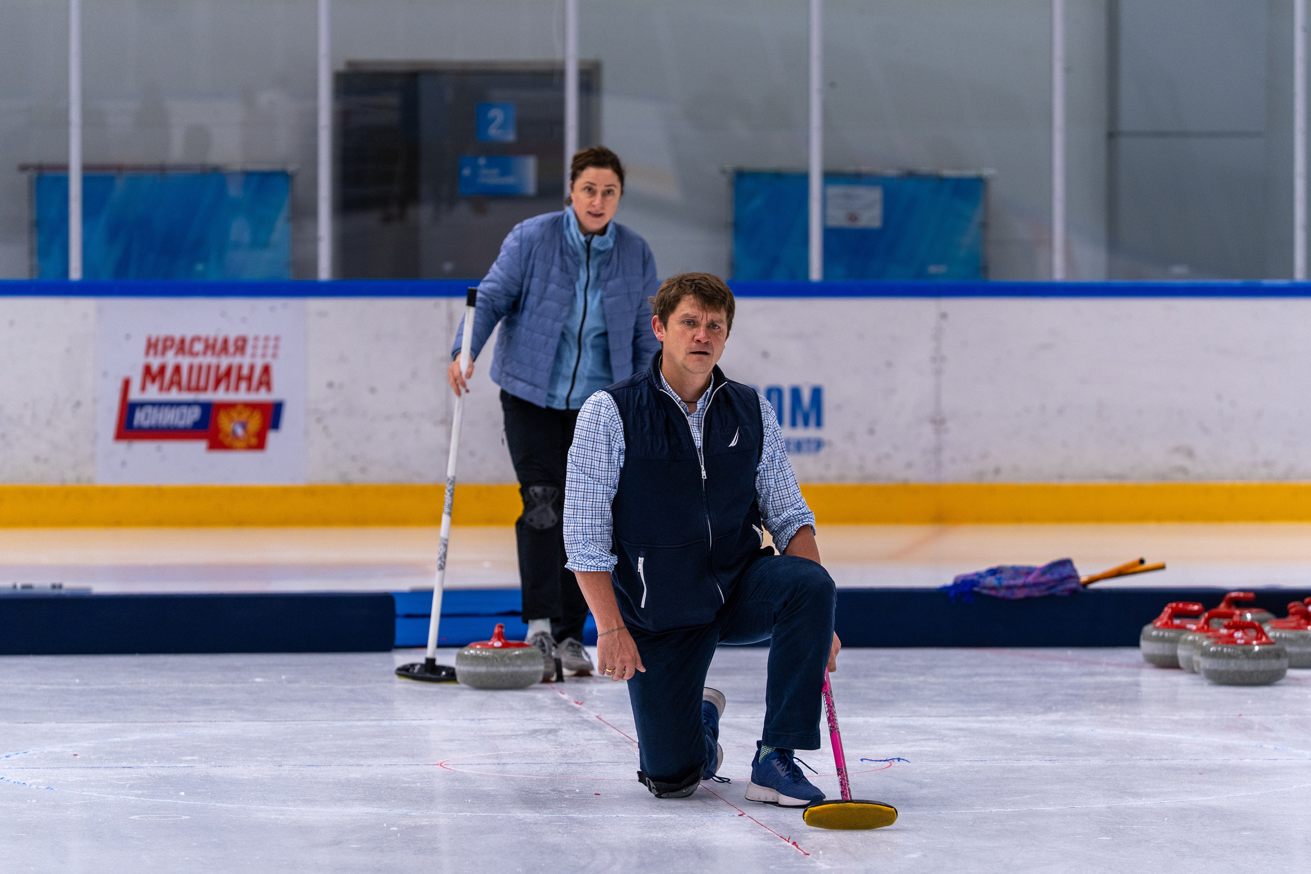 Керлинг для компании Р-Фарм. Репортажный фотограф в Красной Поляне и Сочи Павлюченко Екатерина