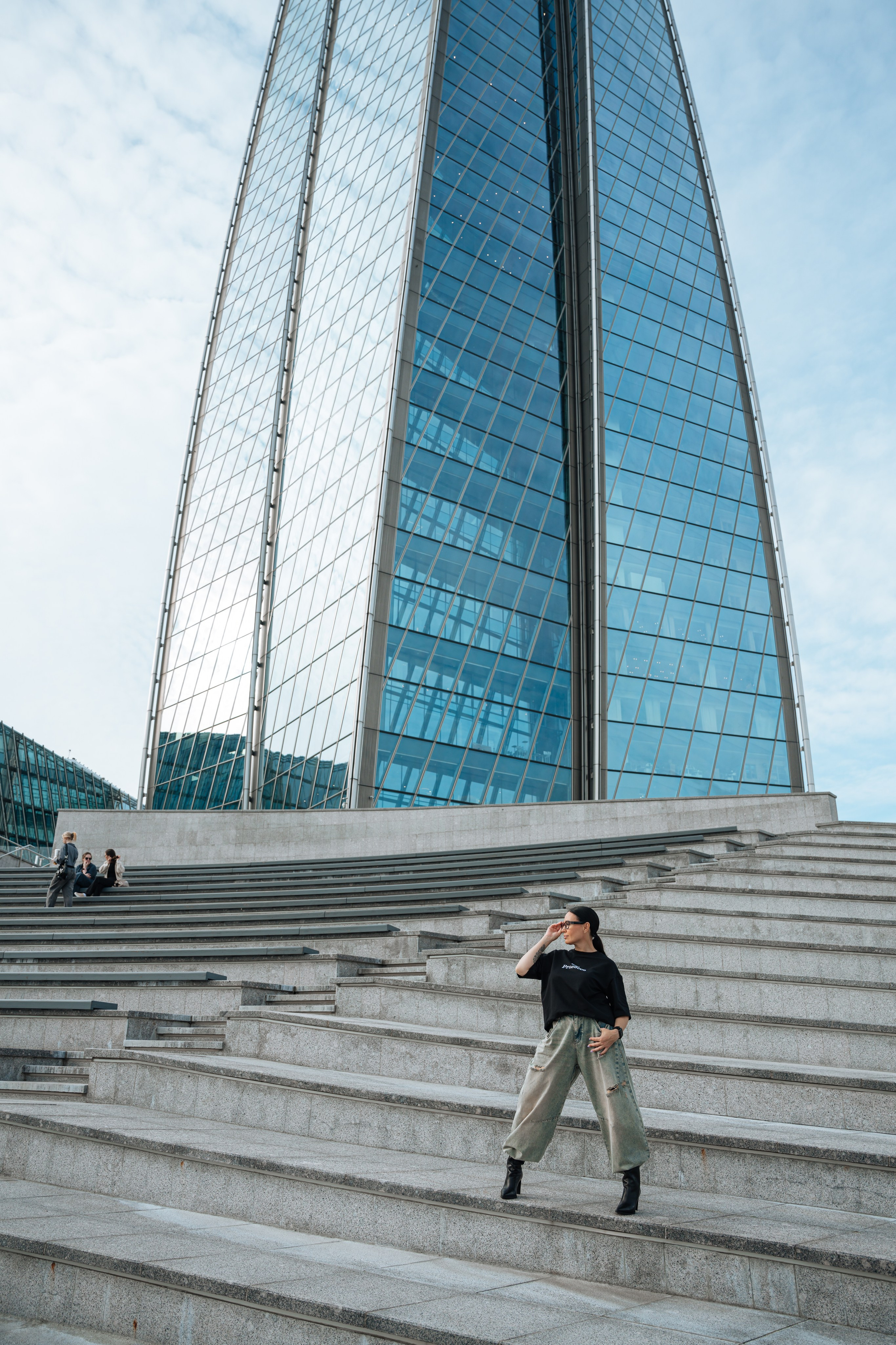 Елена. Лахта центр. Портретный фотограф в Санкт-Петербурге Дмитриева Наталия