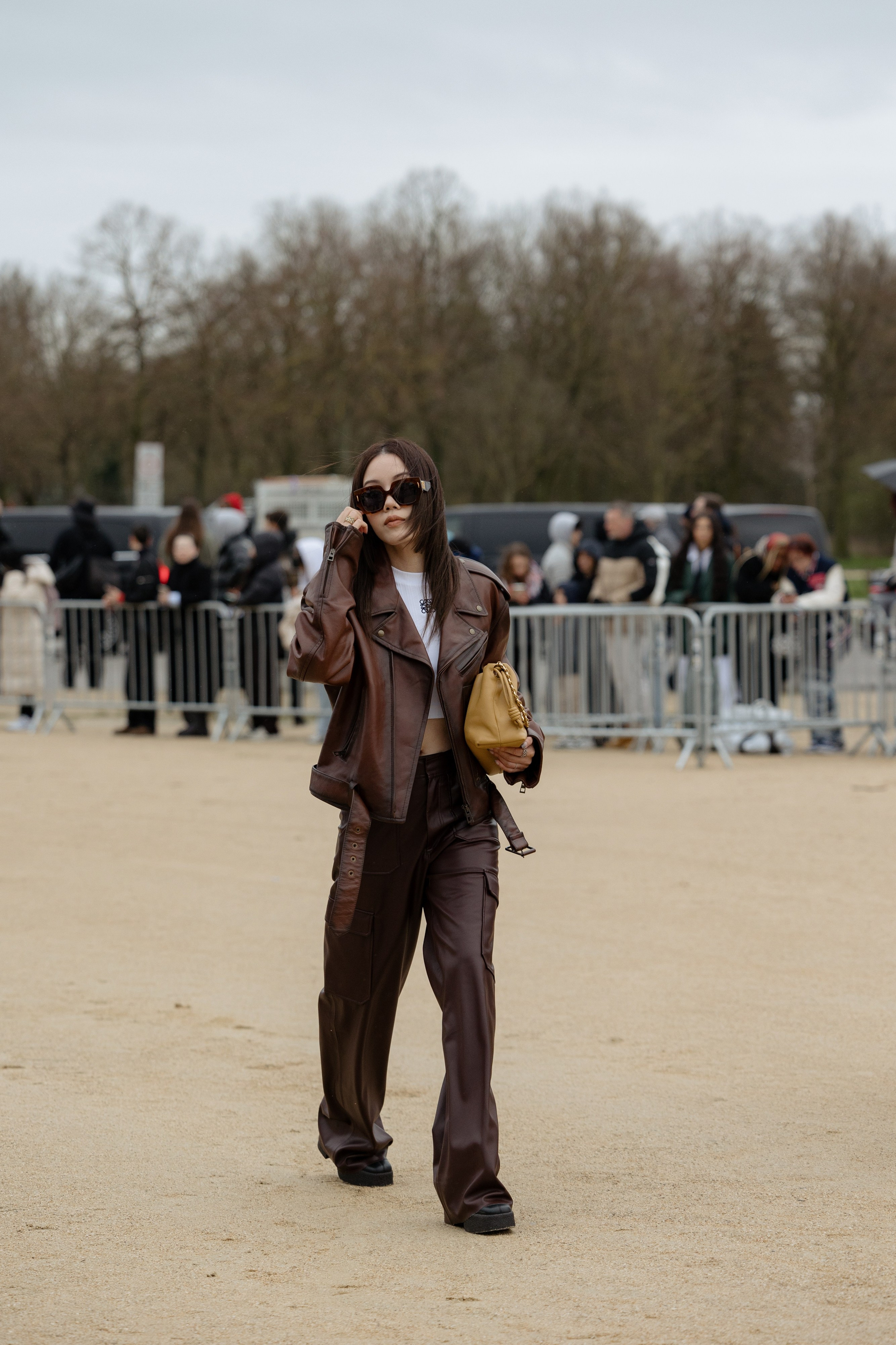 LOEWE PFW WOMENSWEAR FALL-WINTER 24/25. Photographer in Milan Ivan Goncharov