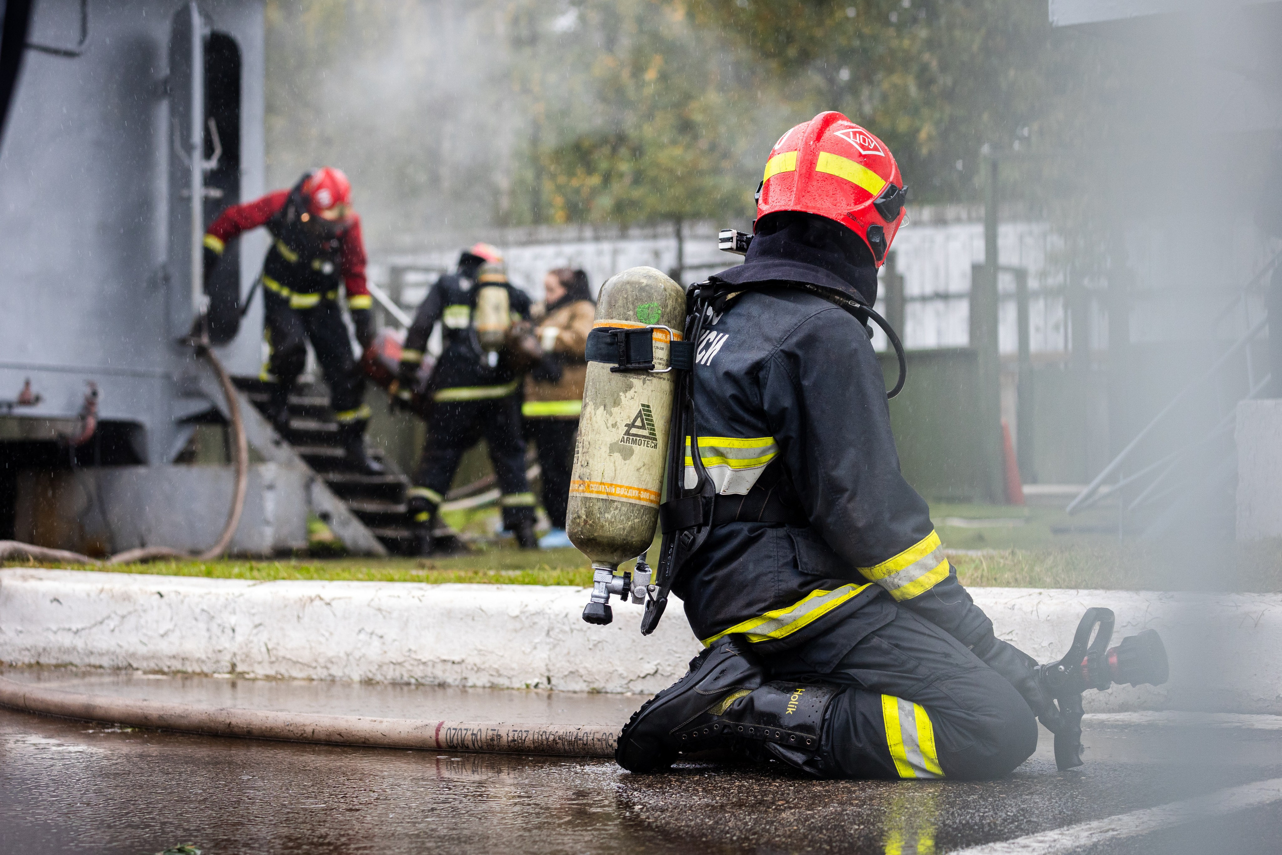 Финал международных соревнований среди пожар но-спасательных подразделений. Фотограф в Санкт-Петербурге