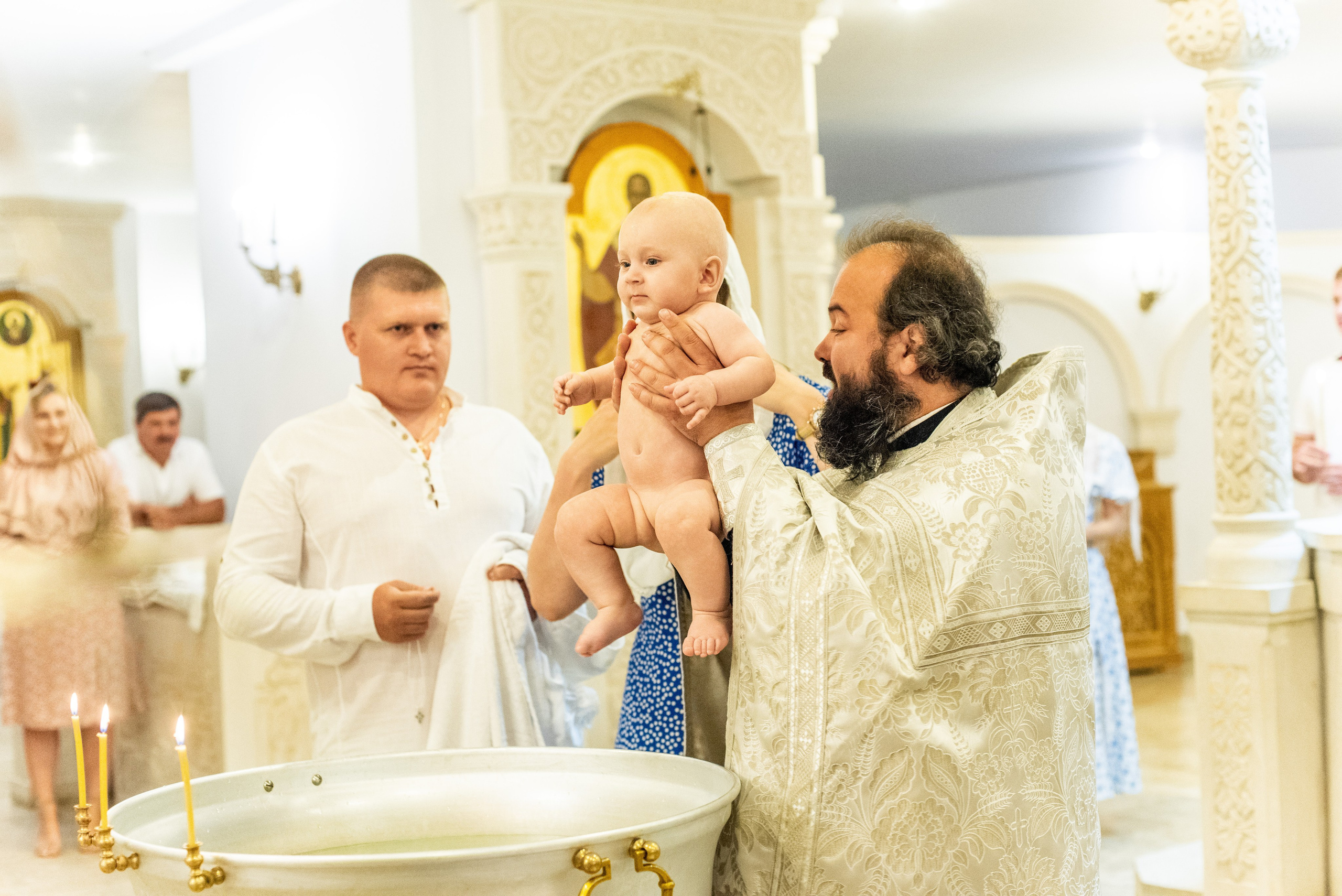 Крещении Ксении. Фотограф Юлия Попова