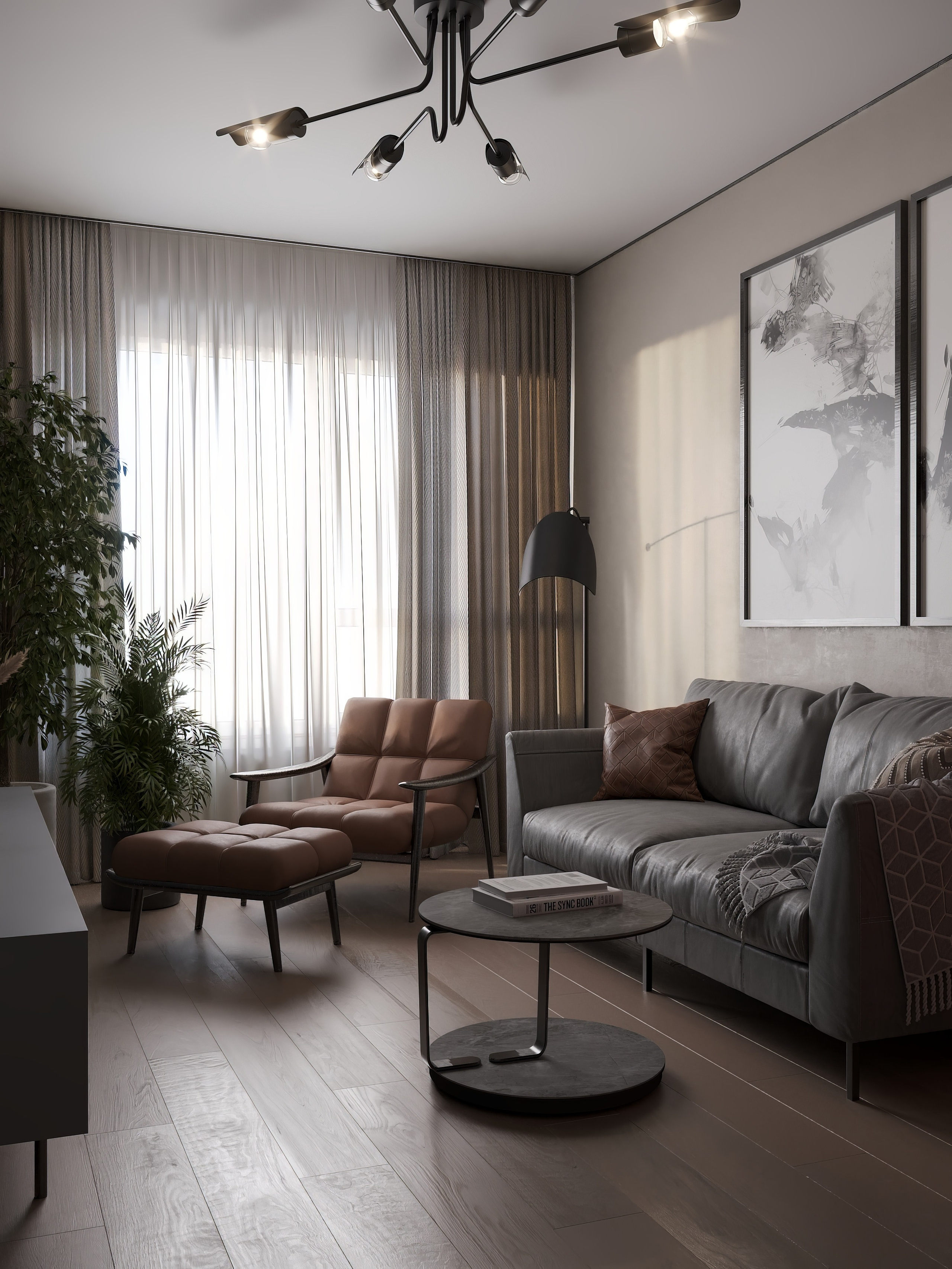 ЖК Ньютон 123 м². БК студия дизайна интерьера