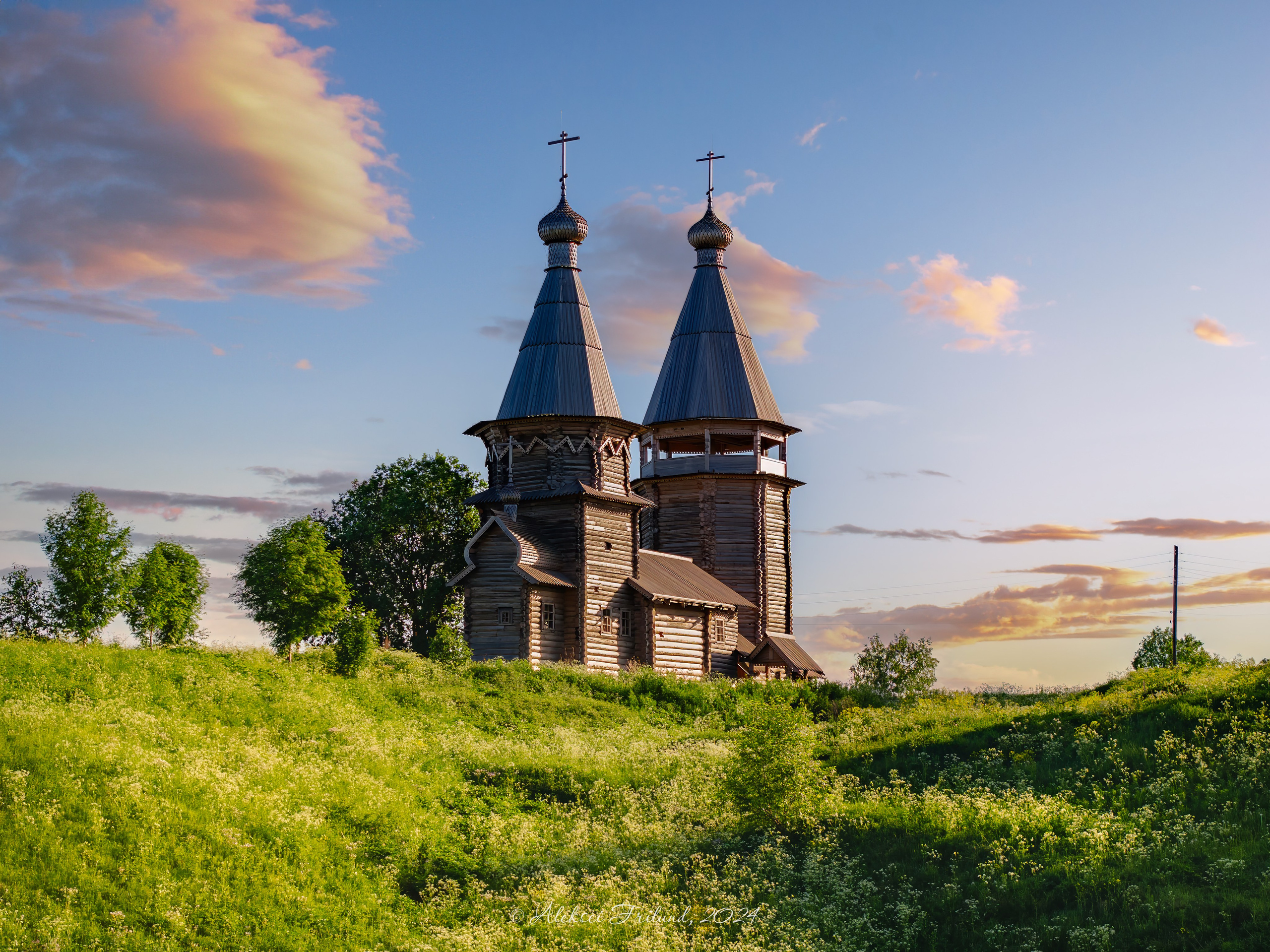 Деревянная архитектура Карелии. Аэросъемка. Фото и Видео в Карелии. Алексей Фрилунд