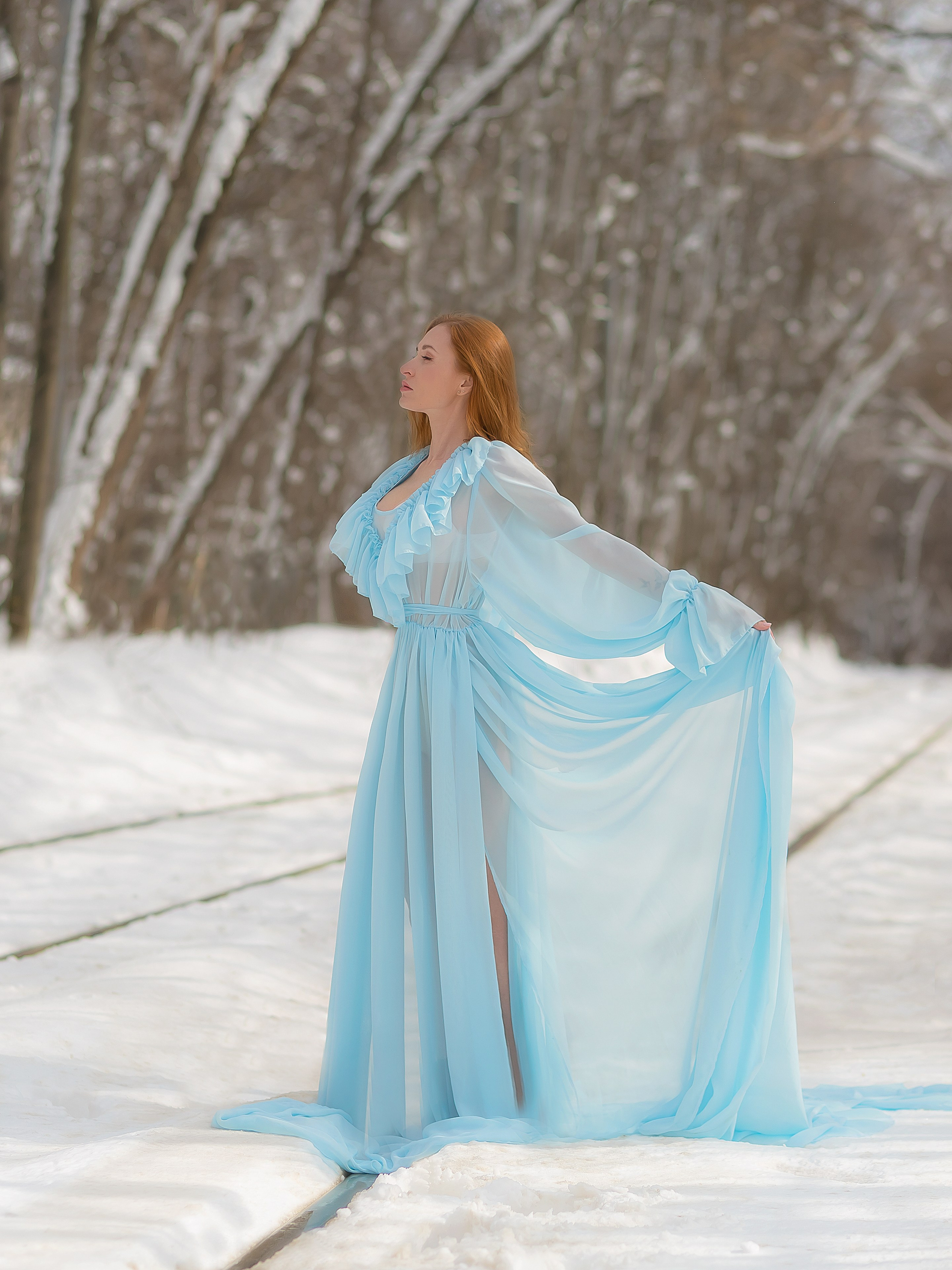 Улица & природа. Модель Москва каталожная и творческая съемка Anna Antlers