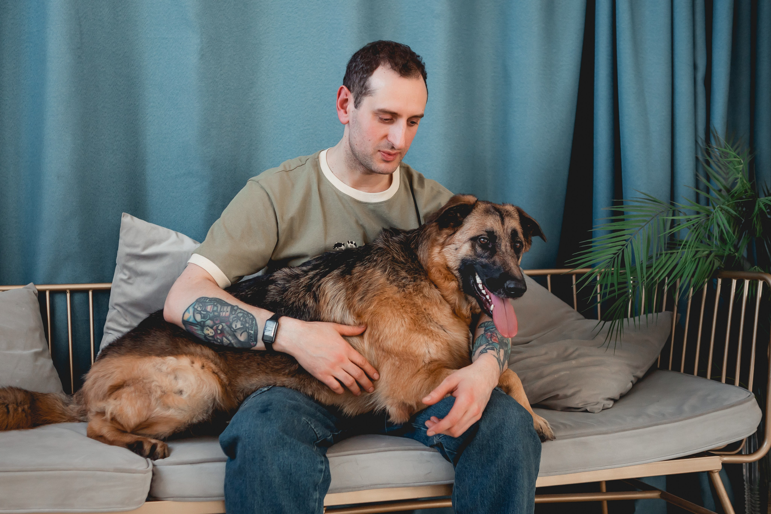 Игорь и Лора. Семейный фотограф анималист Мария Крючкова