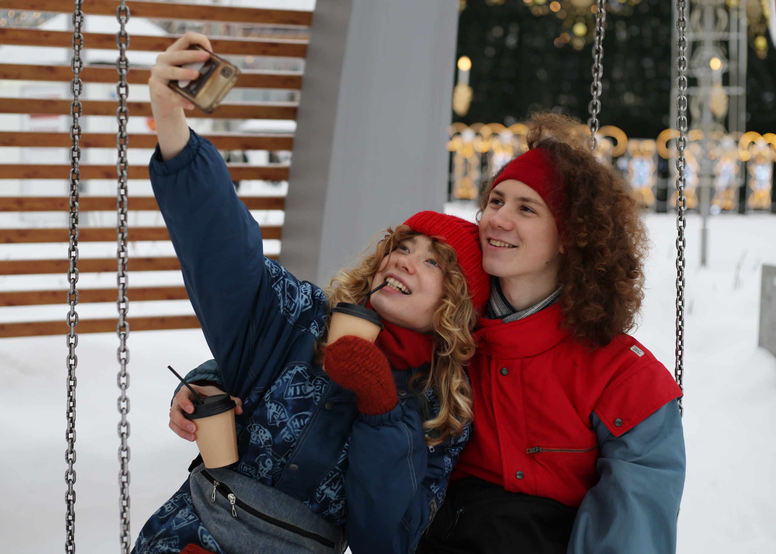 Парная фотосессия «сНежная прогулка» в Перми от MarCh Photography | Зимняя романтика и уют. MarCh Photography — Фотограф в Перми