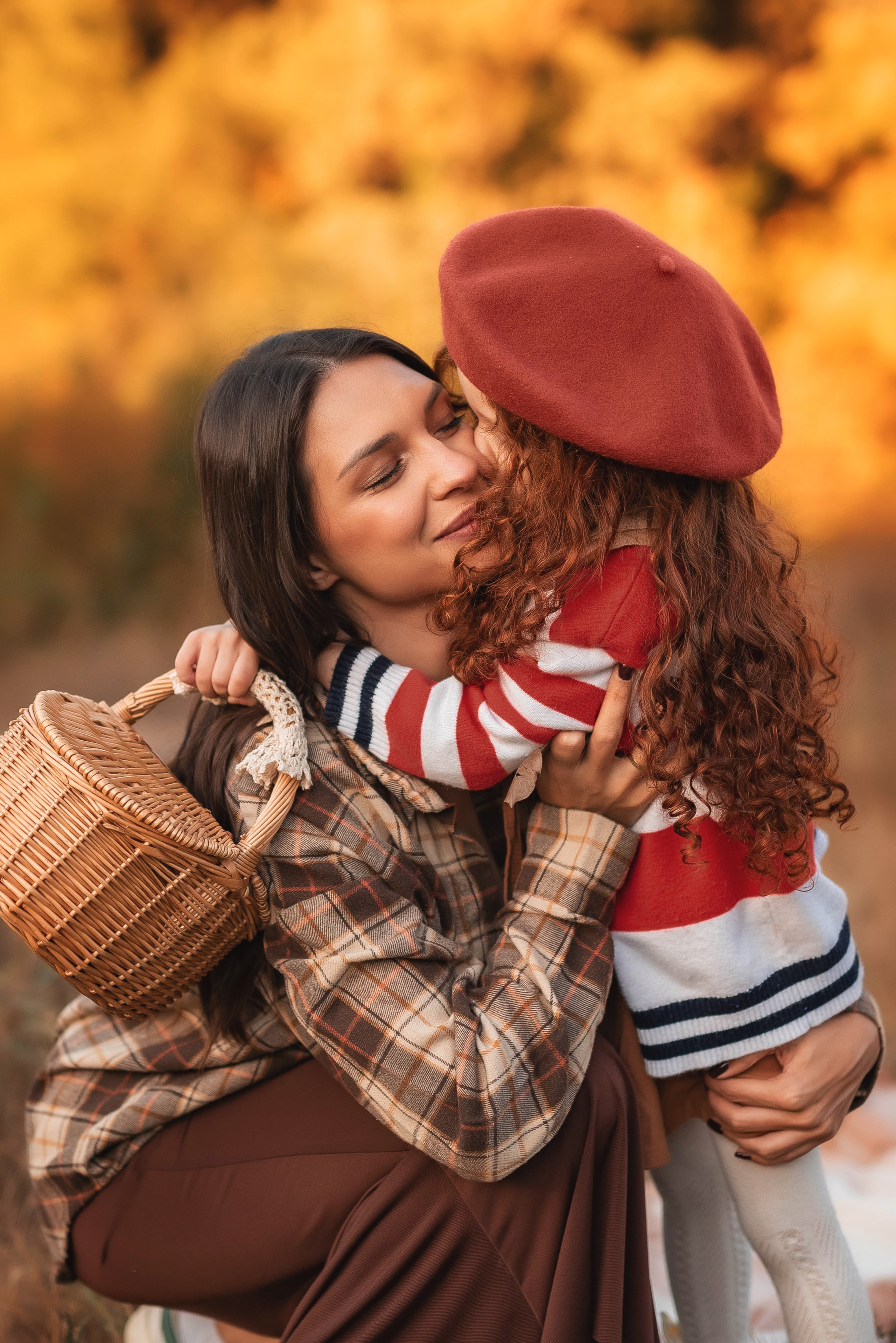 Семейная осенняя фотосессия в парке. Семейный, детский фотограф в Воронеже Анна Никитина