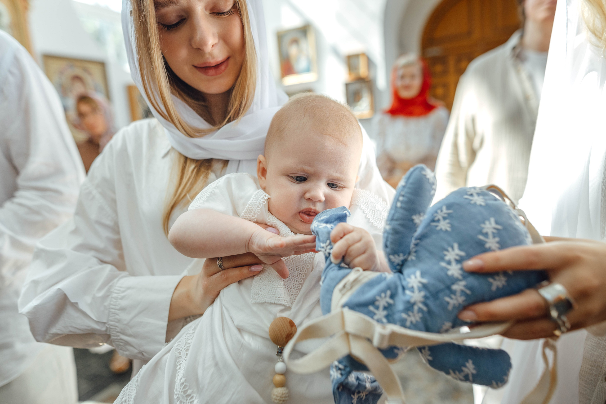 Крещение Мишель, гп. Ивенец, храм Ефросинии Полоцкой, август 2025