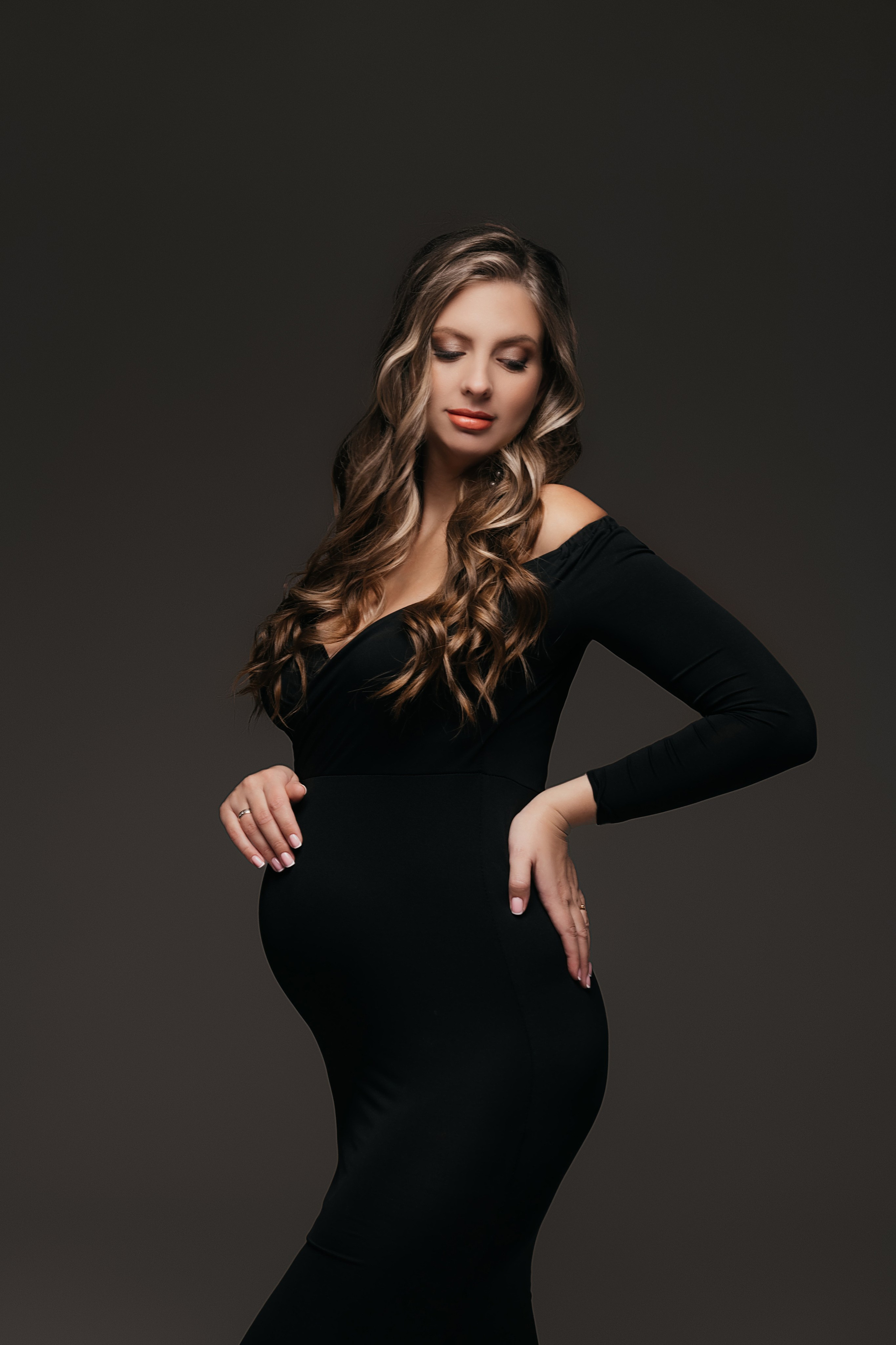 Черное платье 44-52. Фотограф Анна Качан