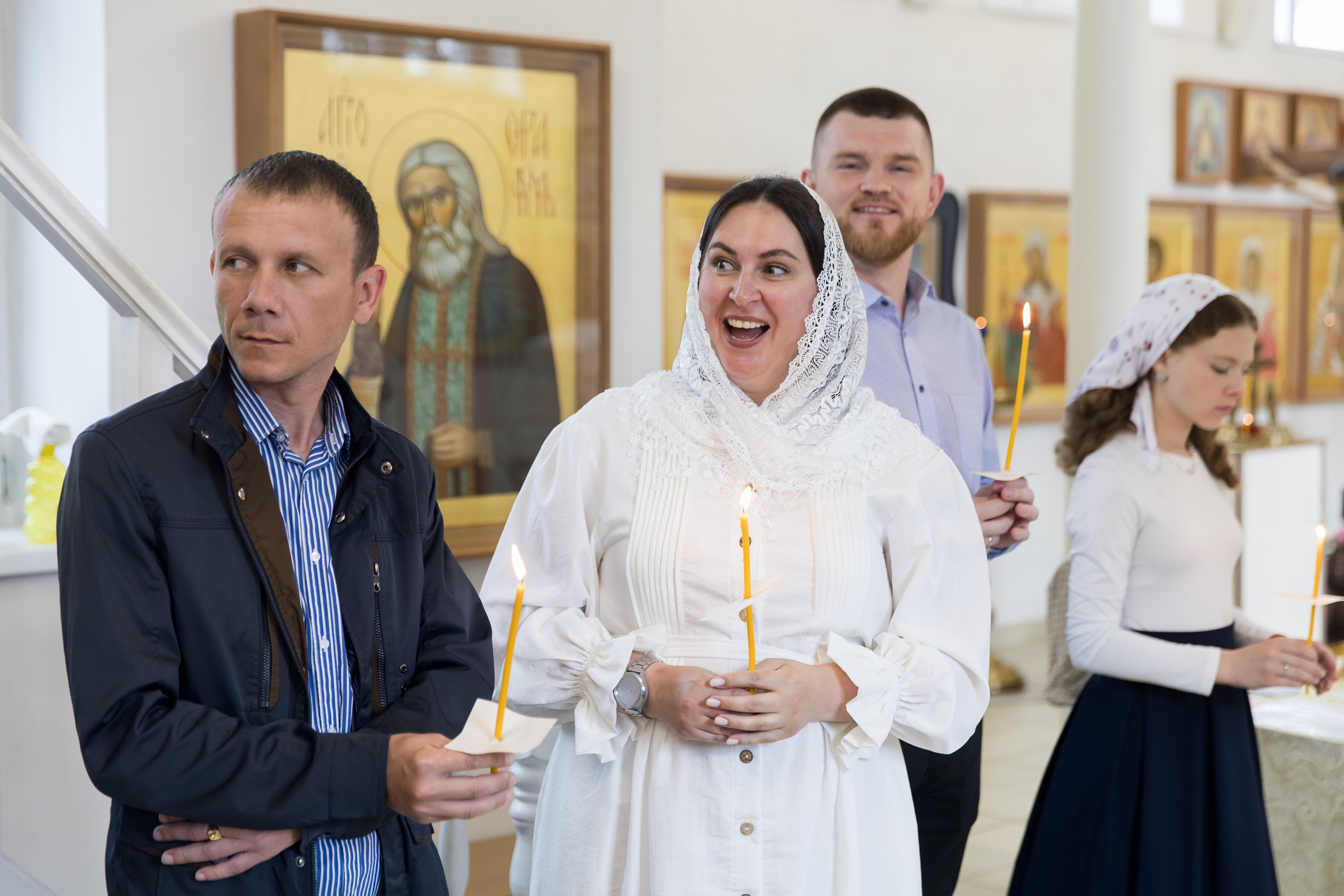 Крещение. Снимаю съемки