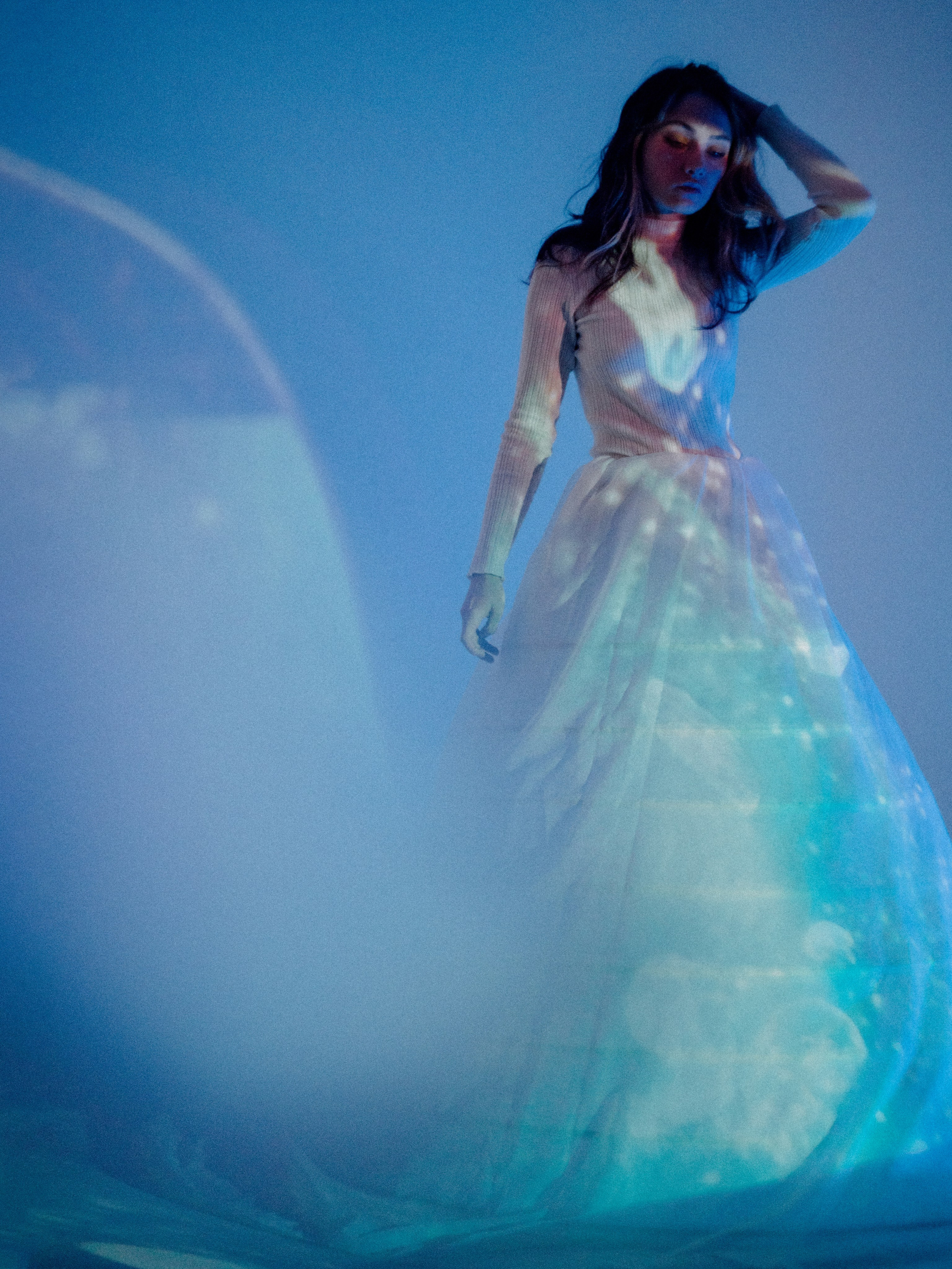 Портретная фотосессия с проектором в студии в Санкт-Петербурге. Светлана Гопанюк. Портретный фотограф. Санкт-Петербург. СПб