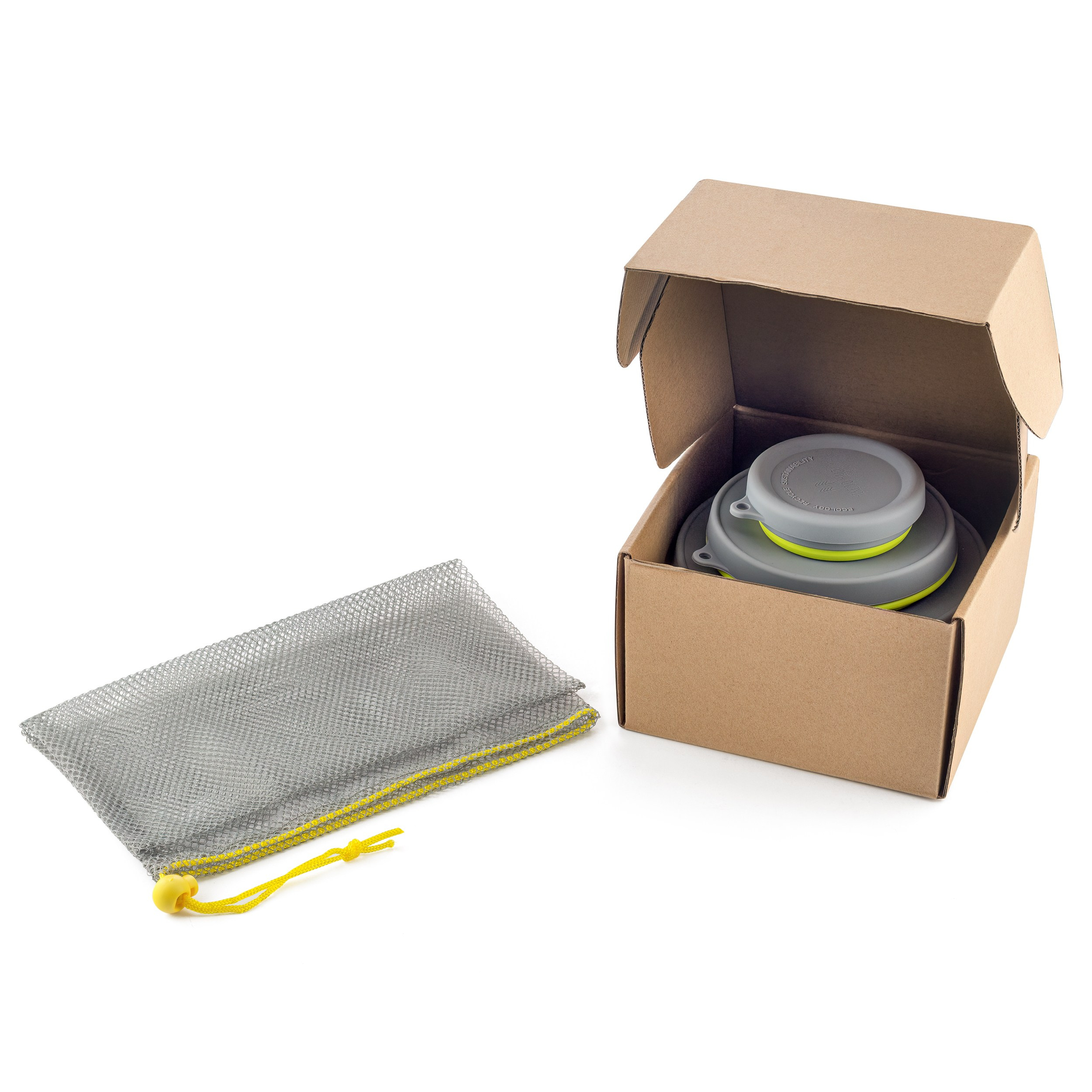 Набор посуды для похода в упаковке