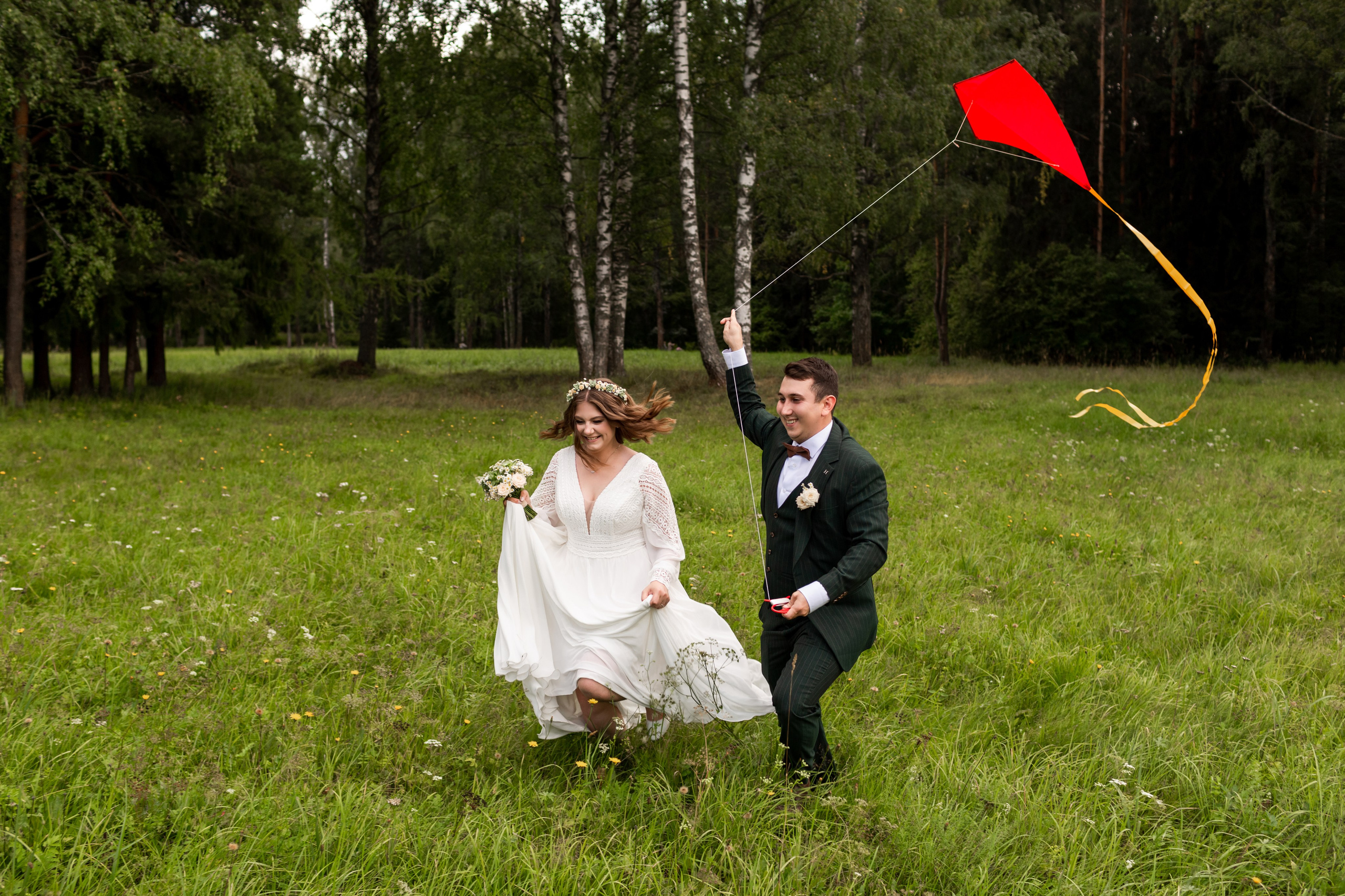 Свадебная фотосессия в Пушкине. Свадебный фотограф Кирилл Белый