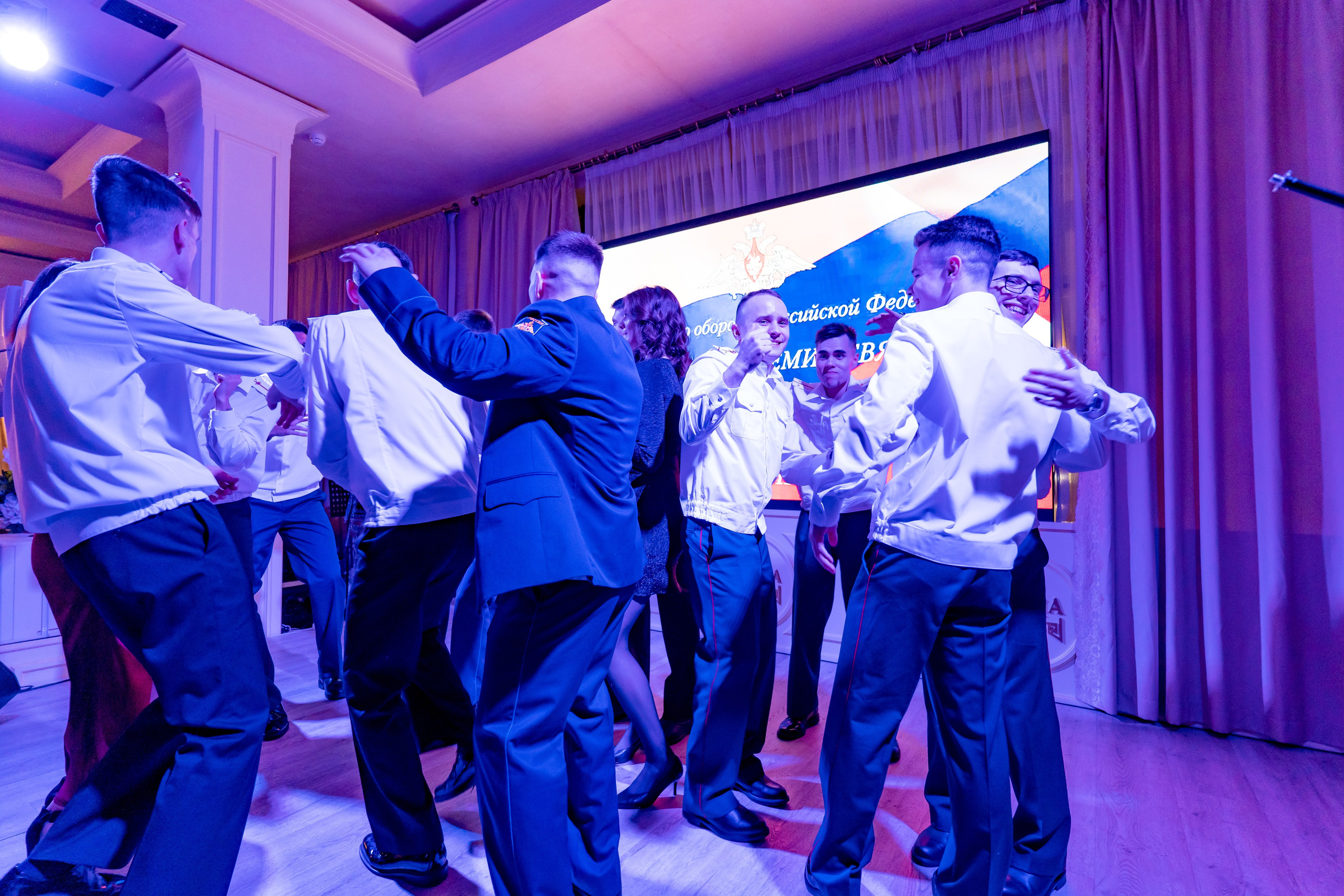 Фотосъемка выпуска военной академии и вручение дипломов