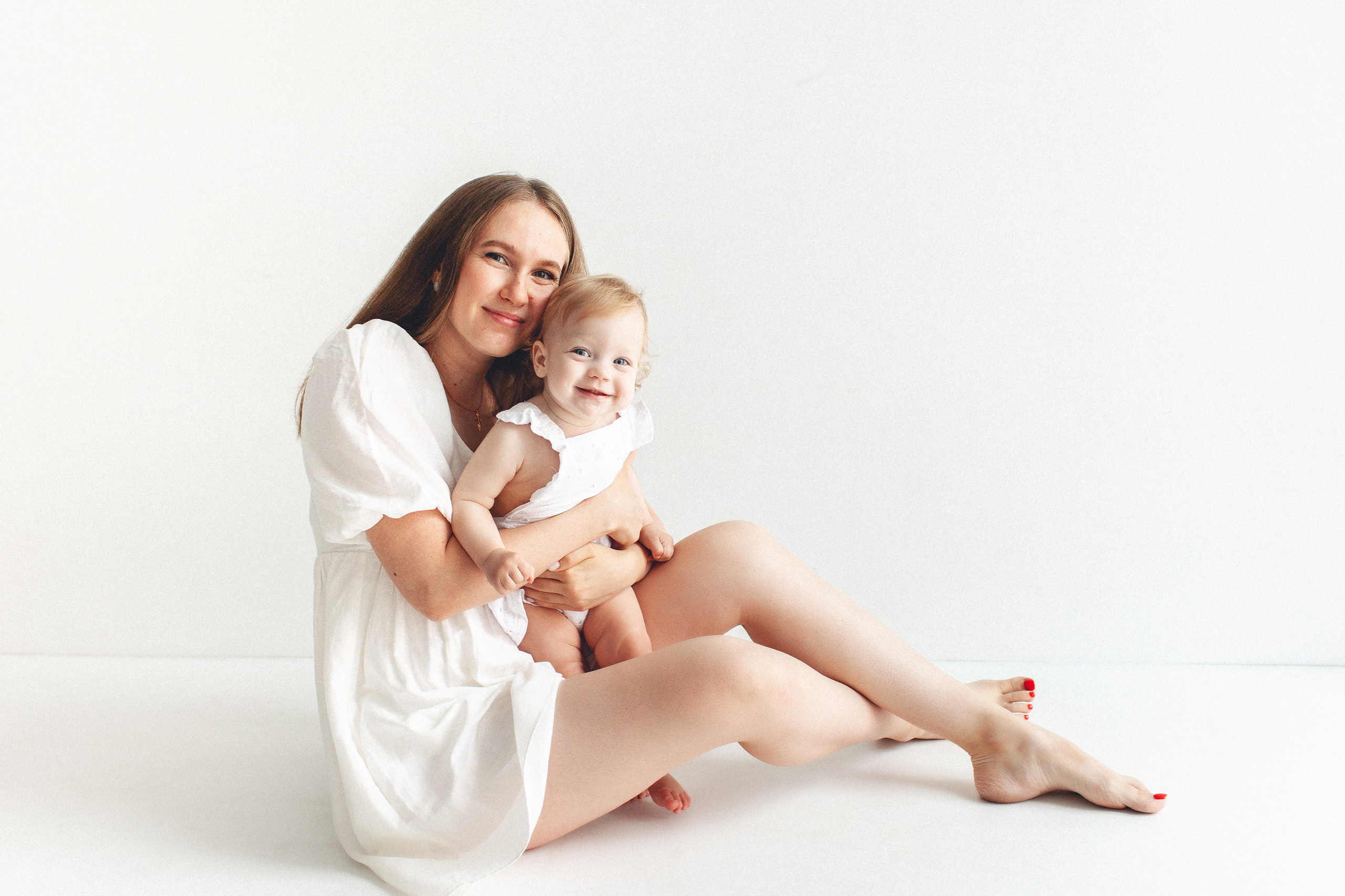 Семейная фотосессия с годовалой малышкой. Детский фотограф в Самаре