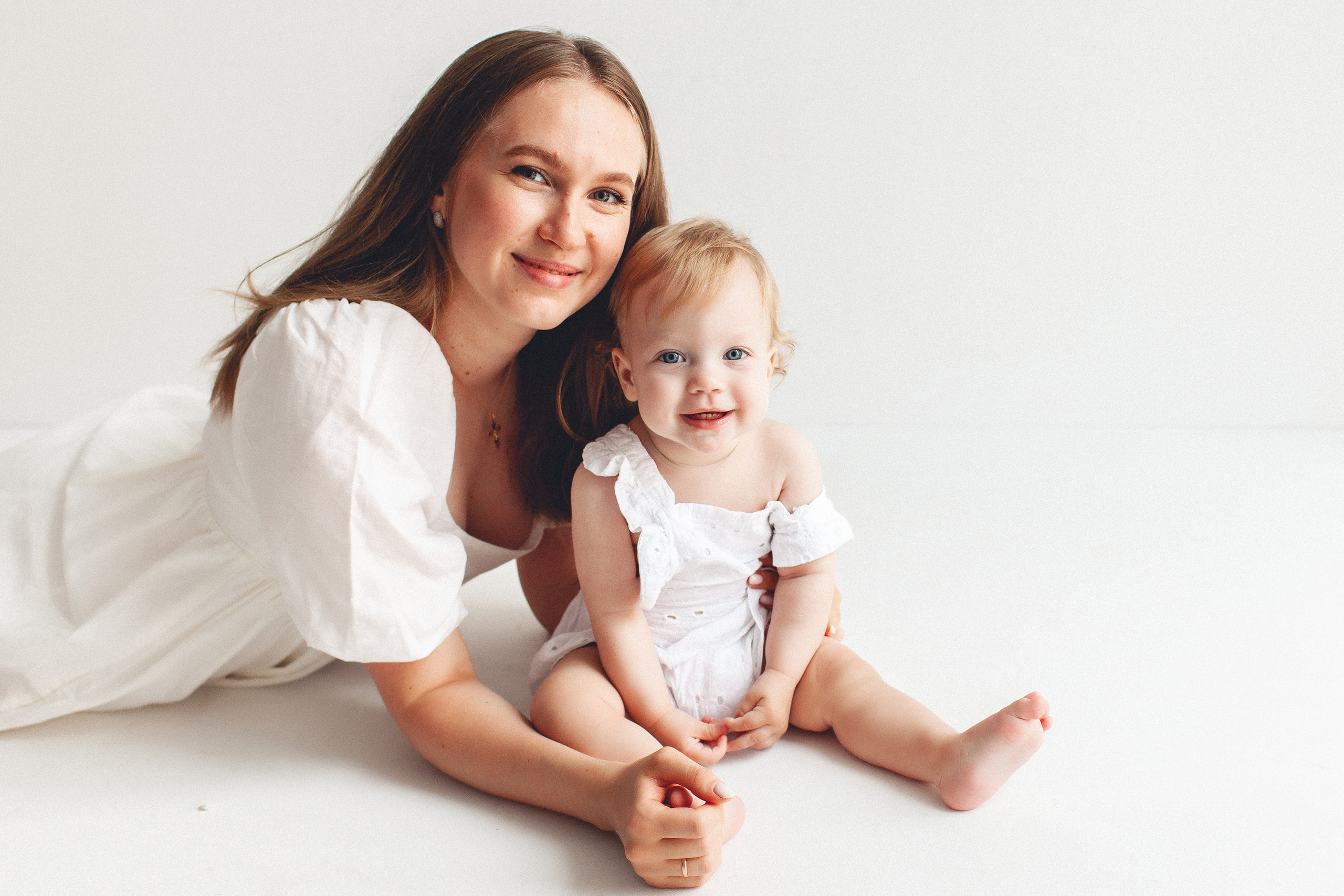 Семейная фотосессия с годовалой малышкой. Детский фотограф в Самаре