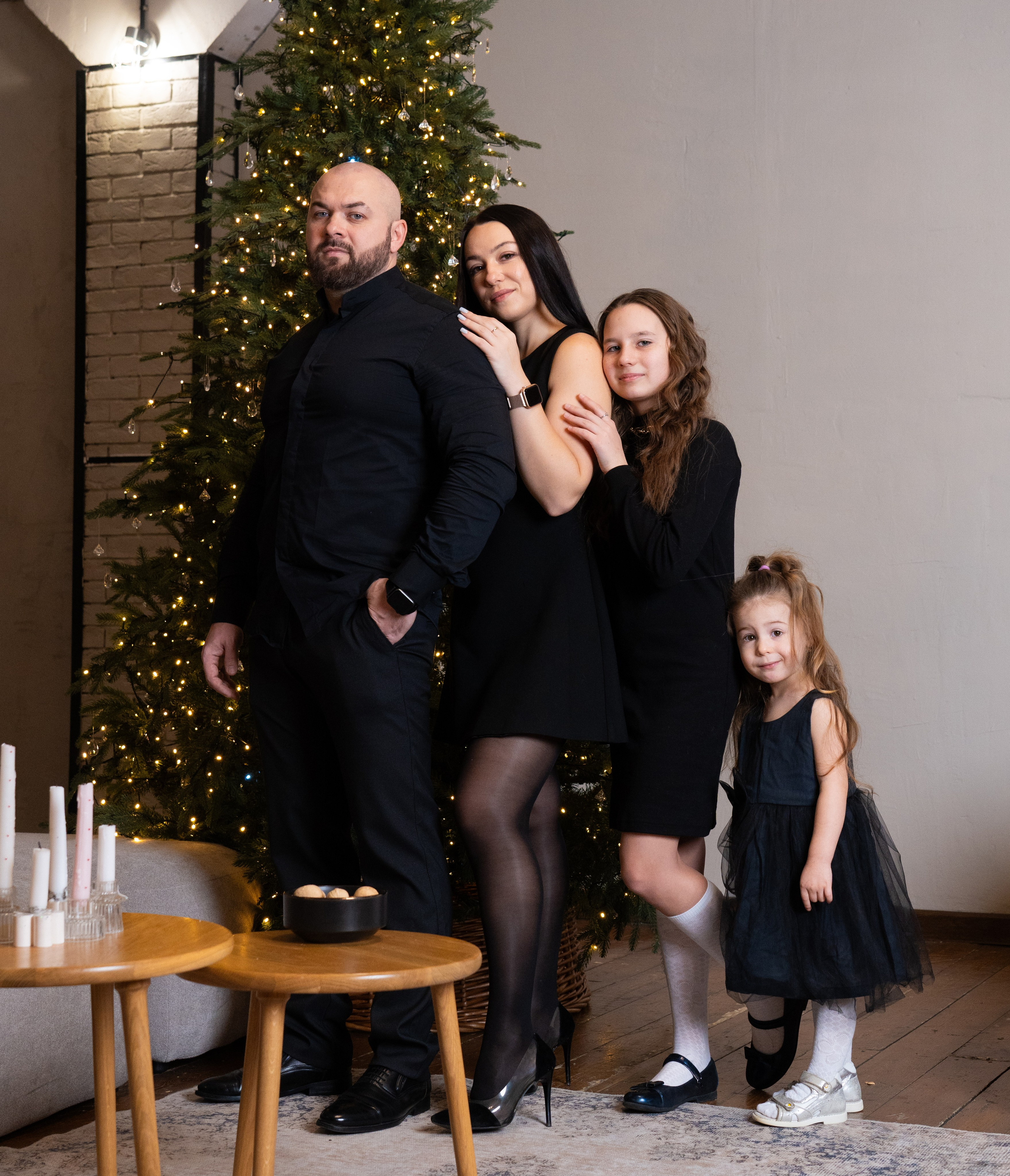 Семейная Новогодняя фотосессия. Фотограф в городе Владимир