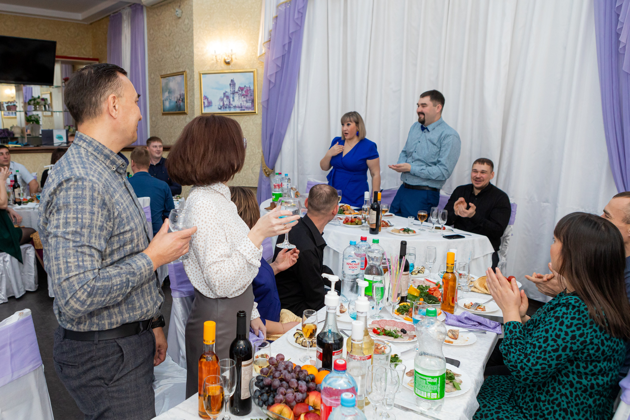 «Синяя вечеринка» Юбилей Юрия. Ведущая праздников и мероприятий Ирина Гумерова