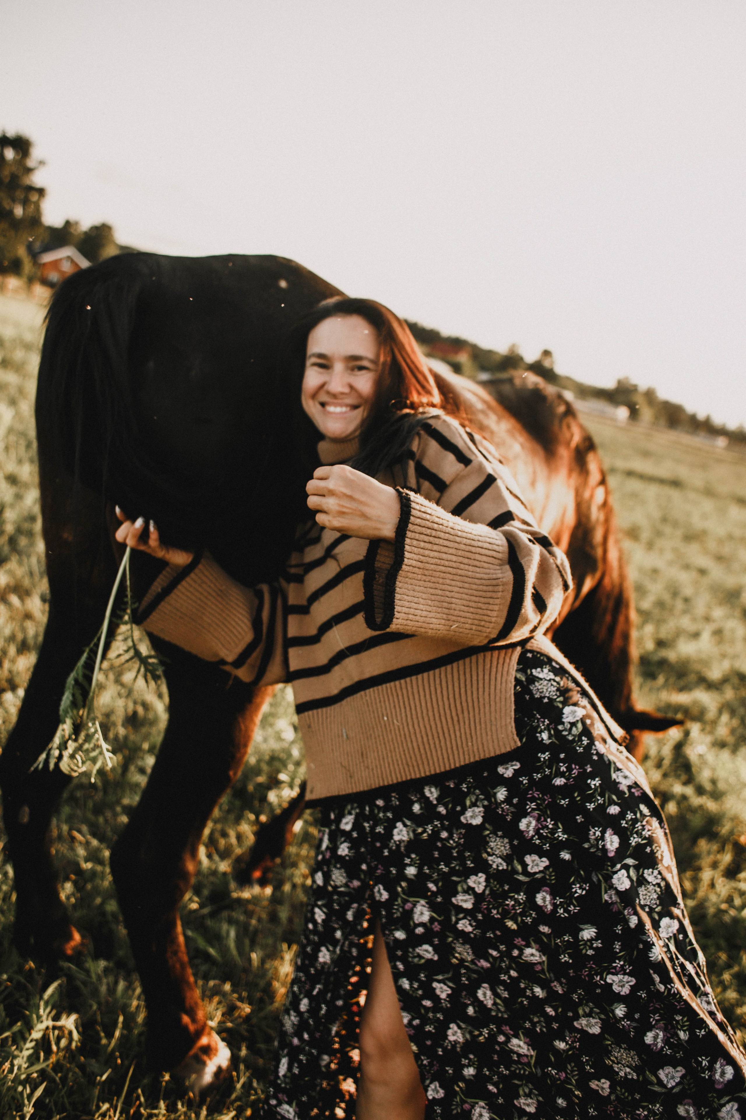 Варвара. Лошади. Закат. Фотограф в Нижнем Новгороде