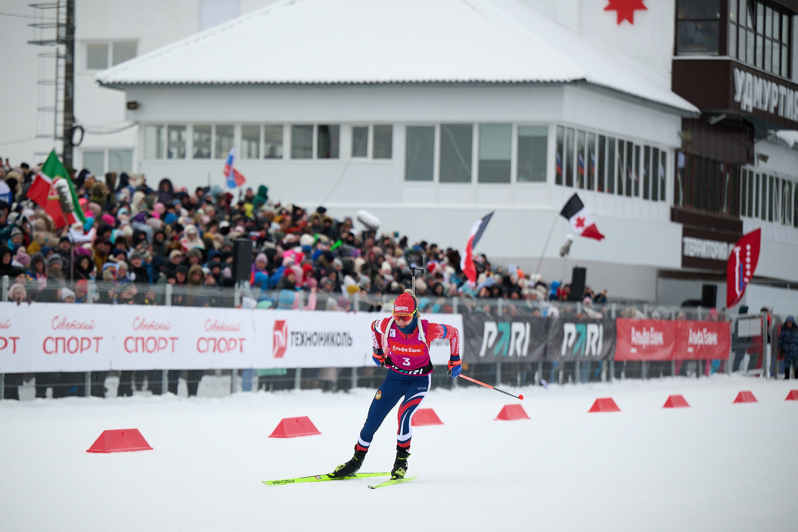 Биатлон. Чемпионат России — 2024/2025, 3-й этап, Ижевск. Ижевская винтовка. Спортивный репортажный фотограф в Ижевске Сергей Мерзляков