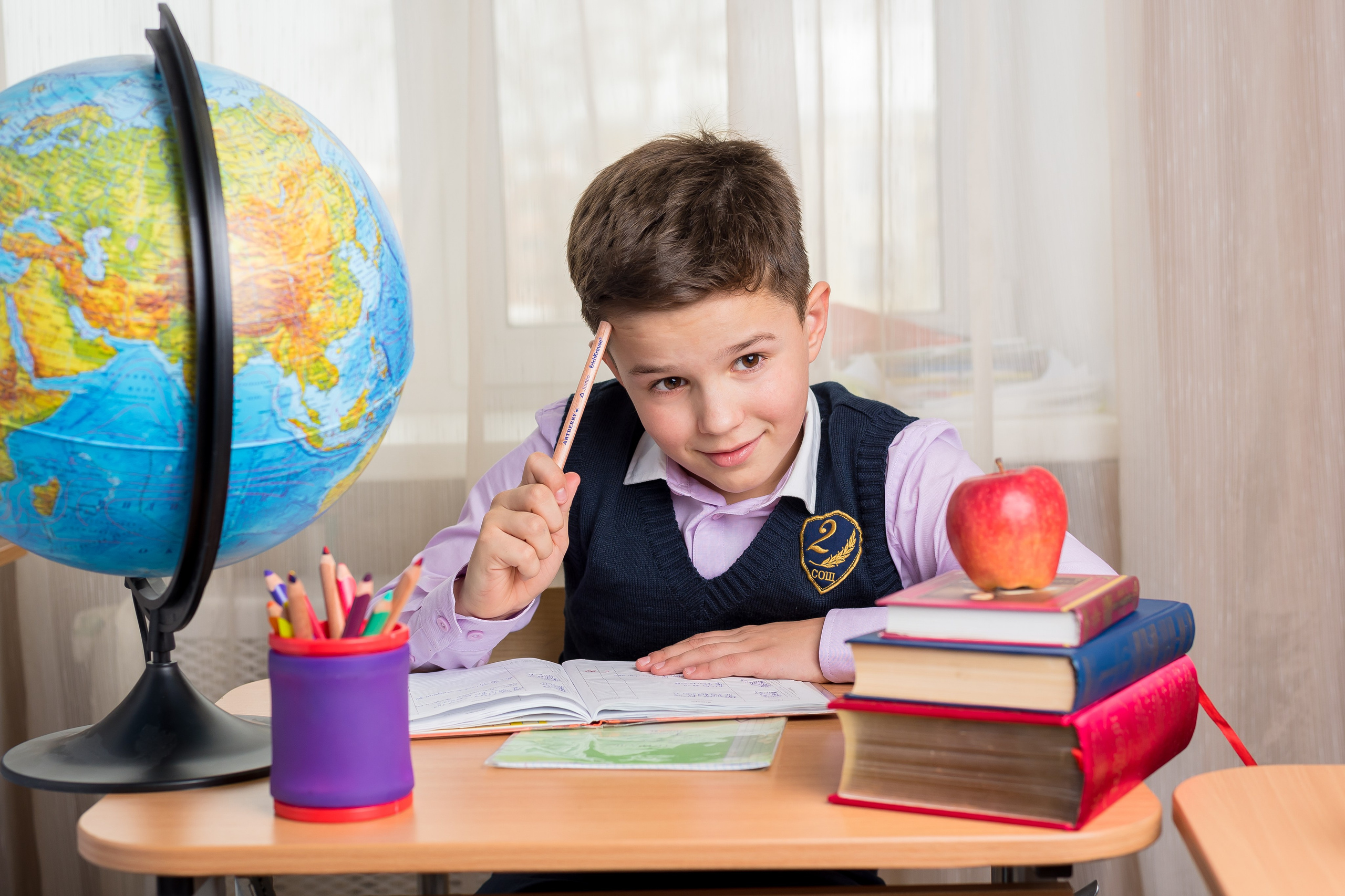 В школе. Детский фотограф в Екатеринбурге и Берёзовском Евгений Кондаков